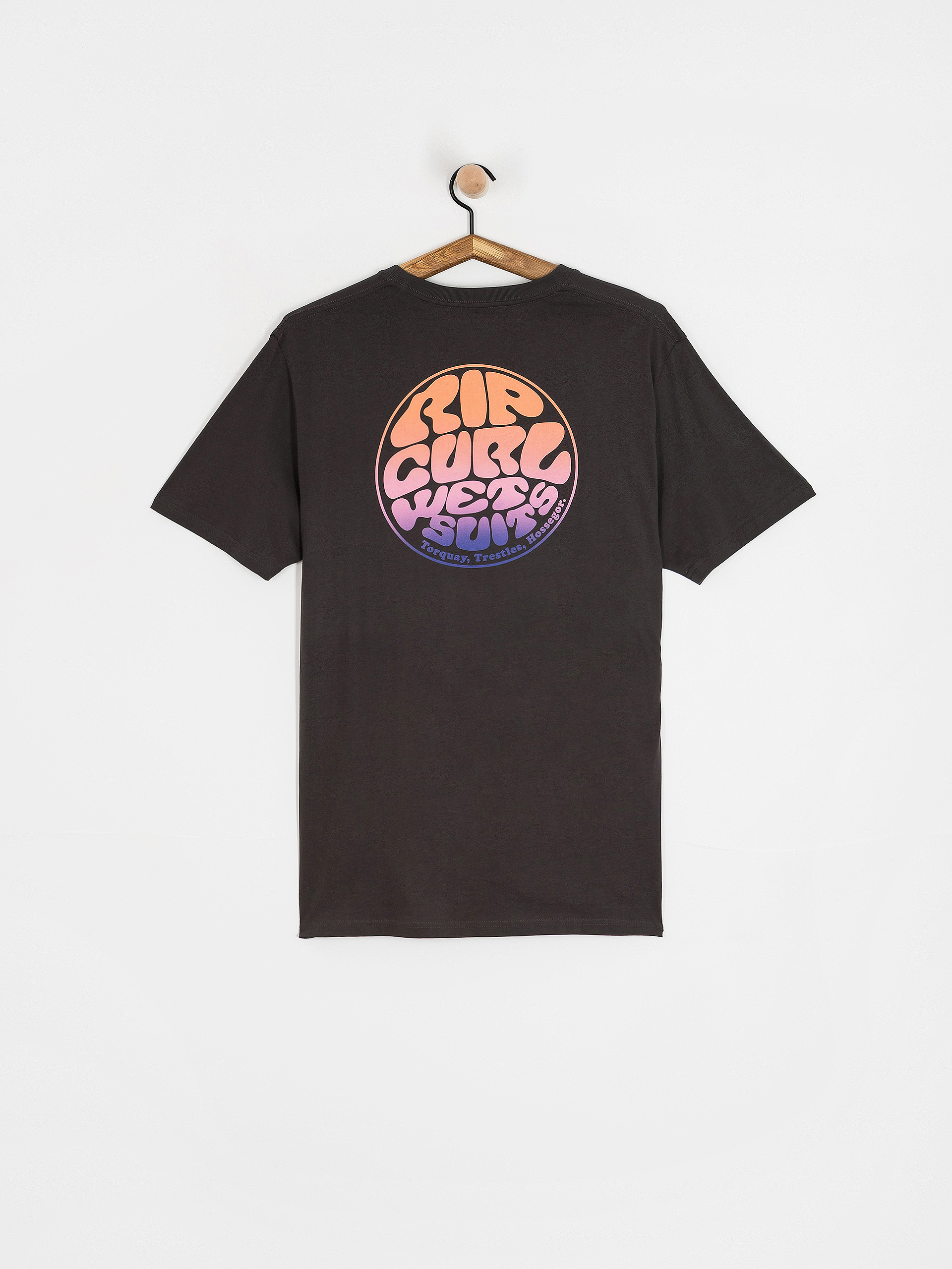 Rip Curl Wettie Passage Icon T-Shirt (washed black)