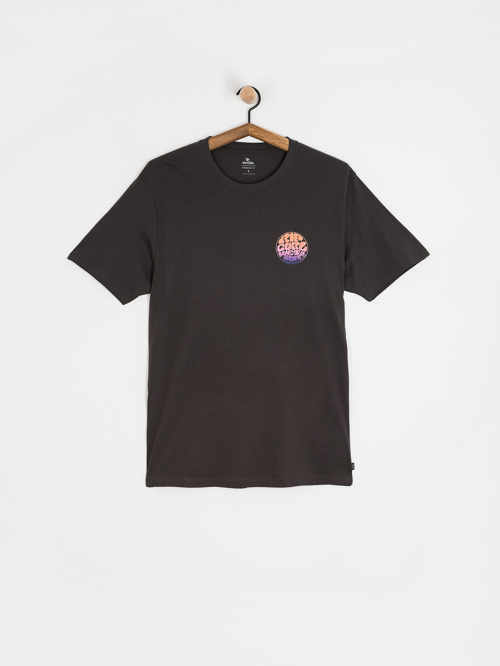 Rip Curl Wettie Passage Icon T-Shirt (washed black)