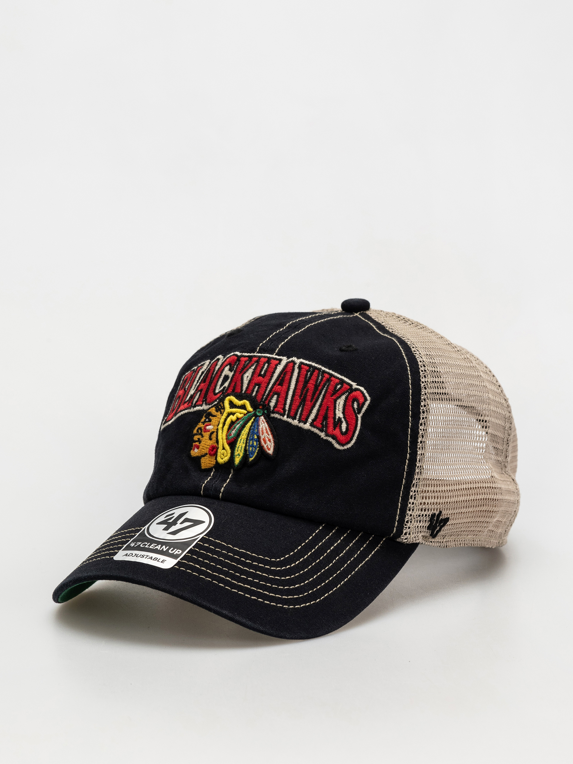 47 Brand Cap NHL Chicago Blackhawks Tuscaloosa - black (vintage black)