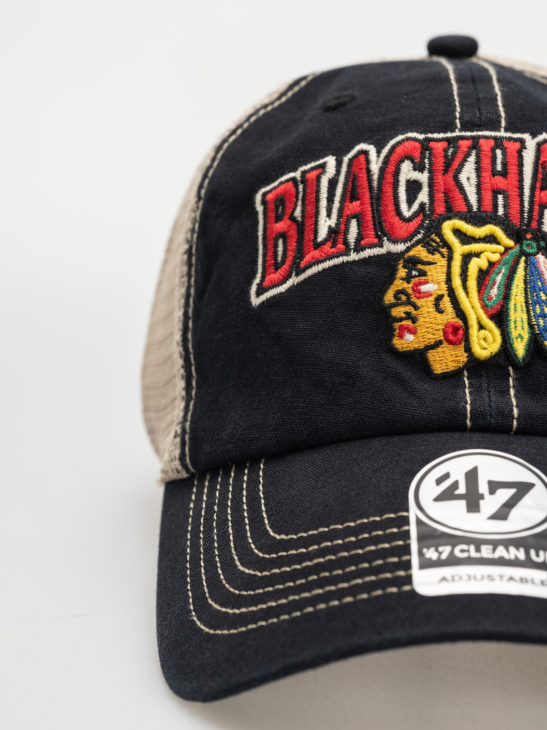 47 Brand Cap NHL Chicago Blackhawks Tuscaloosa - black (vintage black)