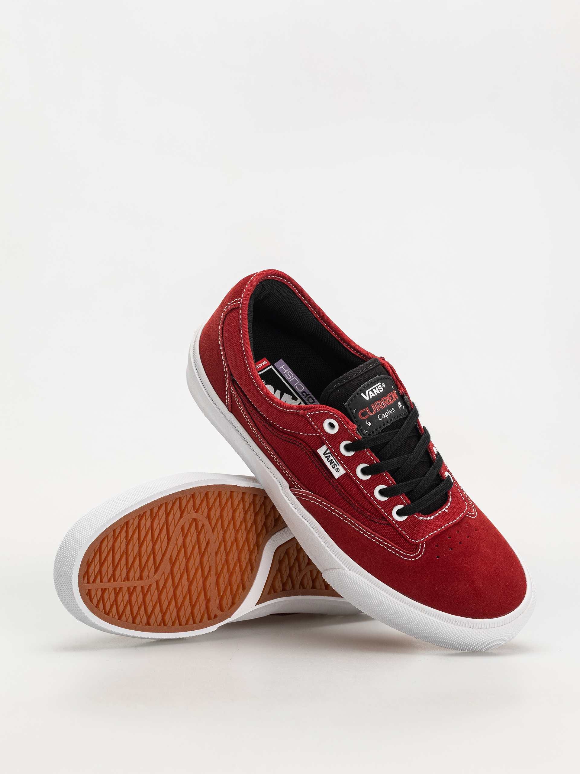 Vans Shoes Skate Curren Caples (red/white)