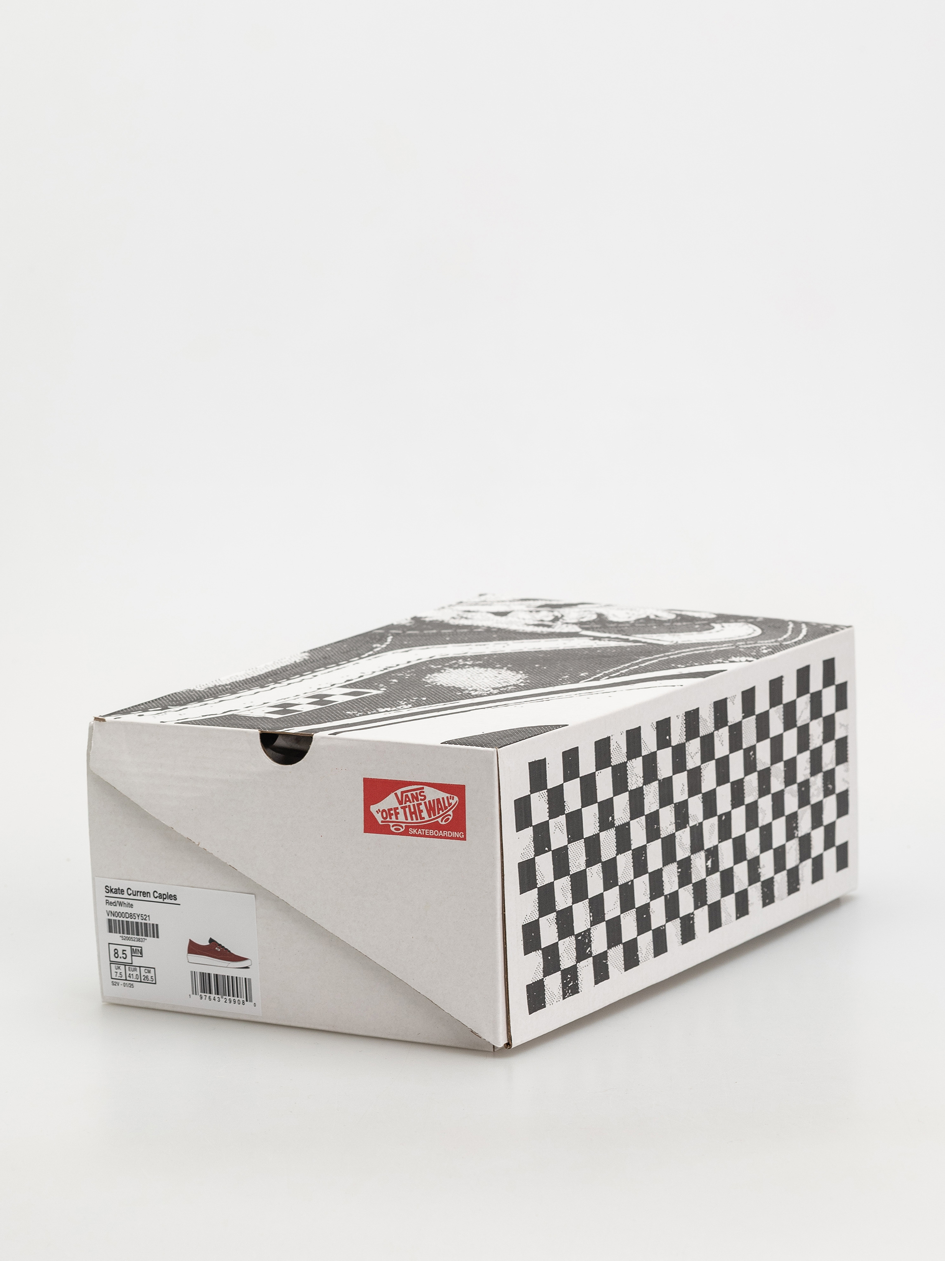 Vans Shoes Skate Curren Caples (red/white)