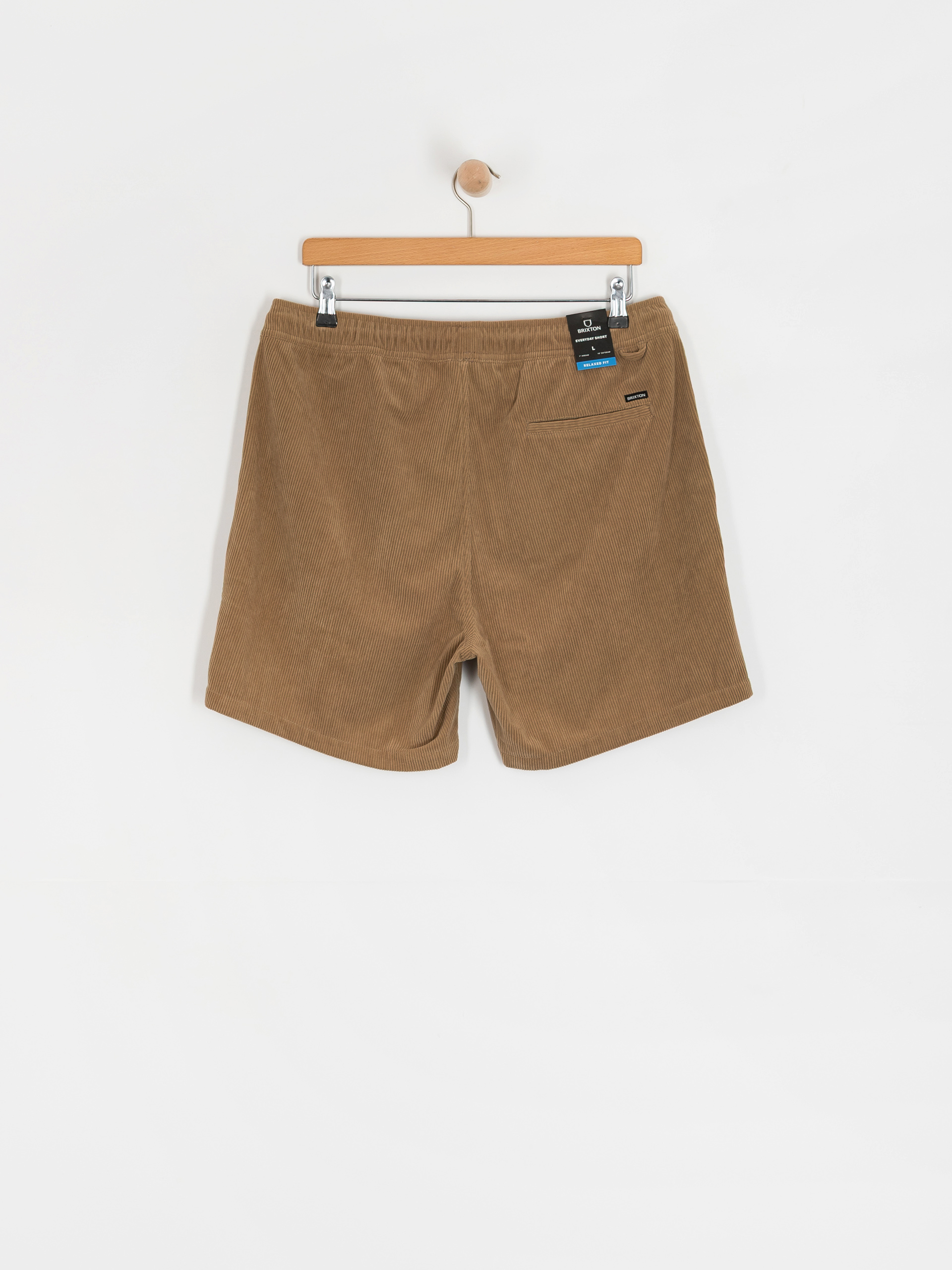 Brixton Everyday Corduroy Shorts - brown (khaki)