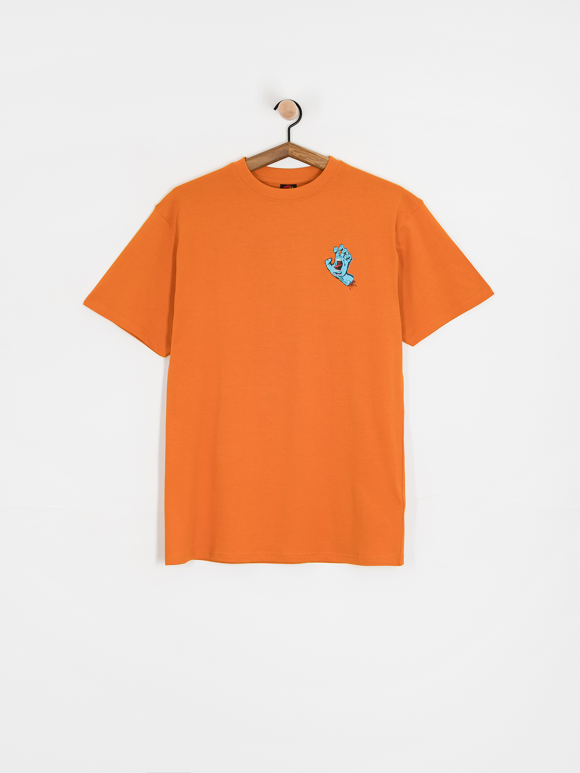 Santa Cruz Screaming Hand Chest T-Shirt (amber)