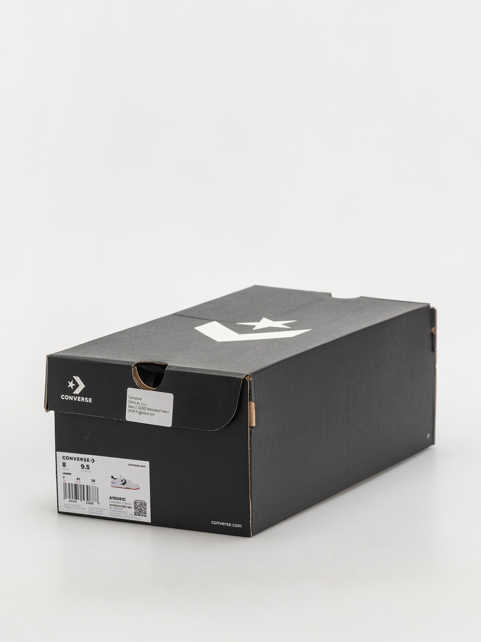 Converse CL98 Shoes (white/black/grey area)