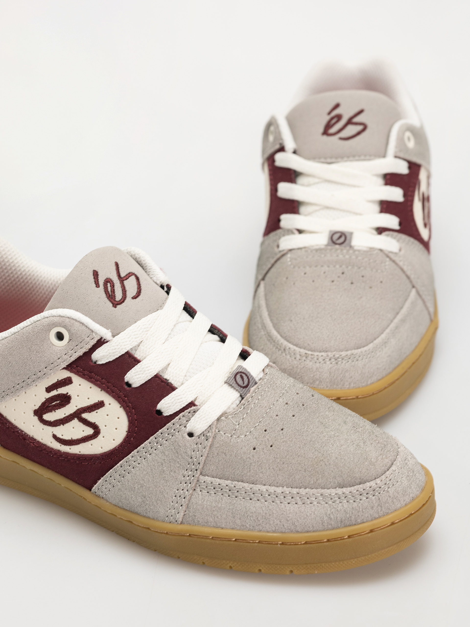 eS Accel Slim Shoes (grey/burgundy)