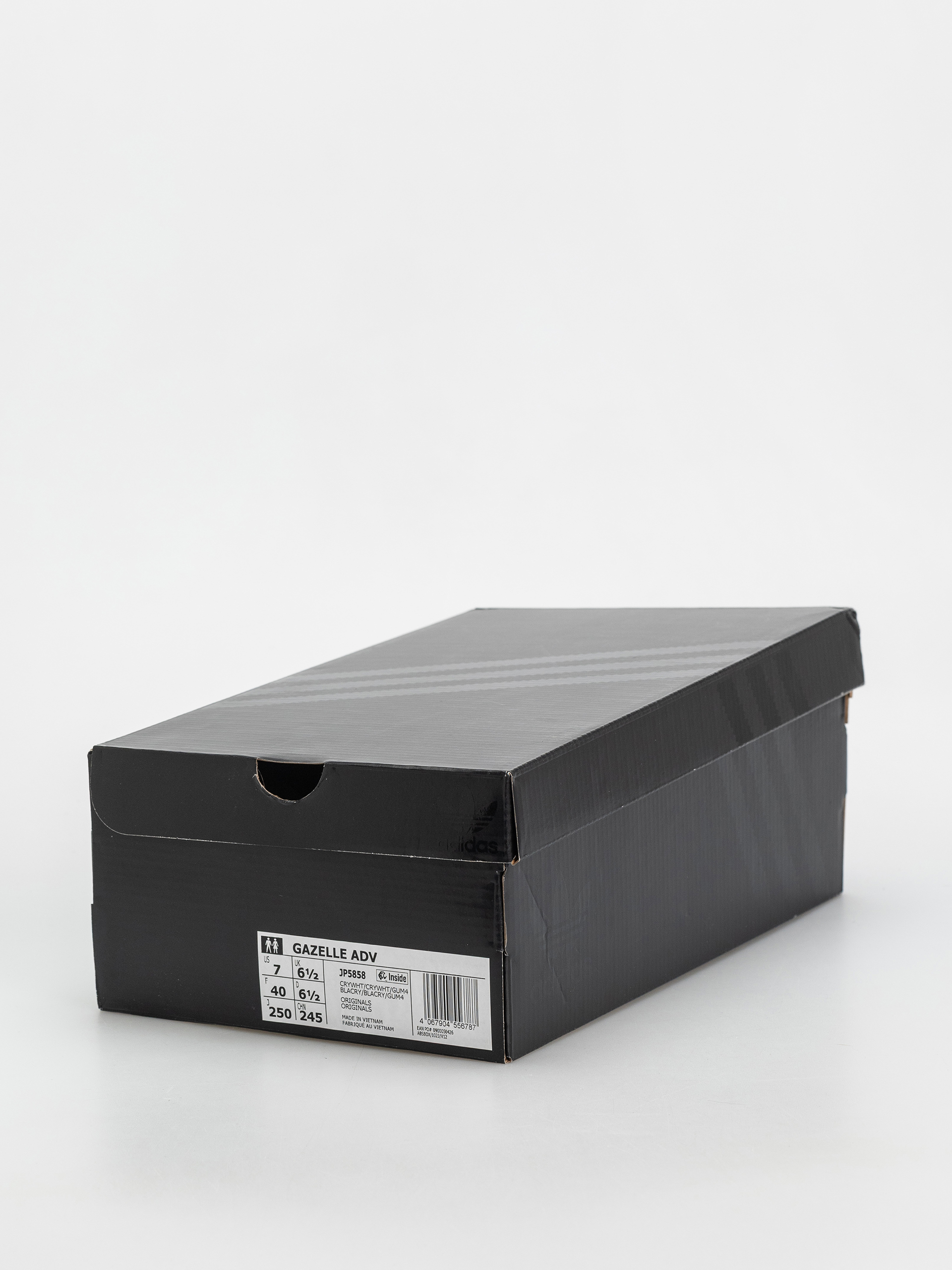 adidas Gazelle ADV Shoes (crywht/crywht/gum4)