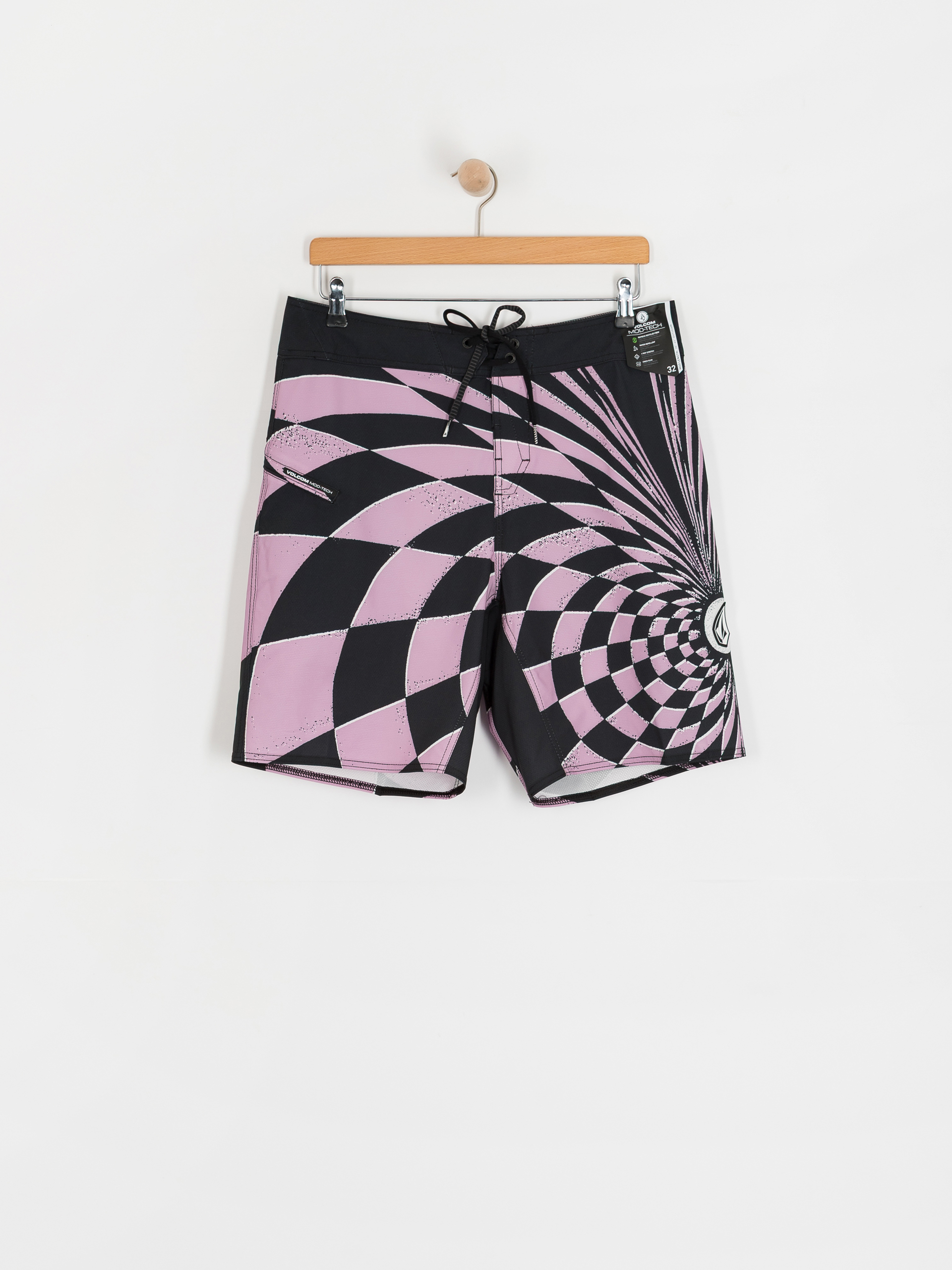 Volcom Spiral Stn Mod 20 Boardshorts (steel purple)