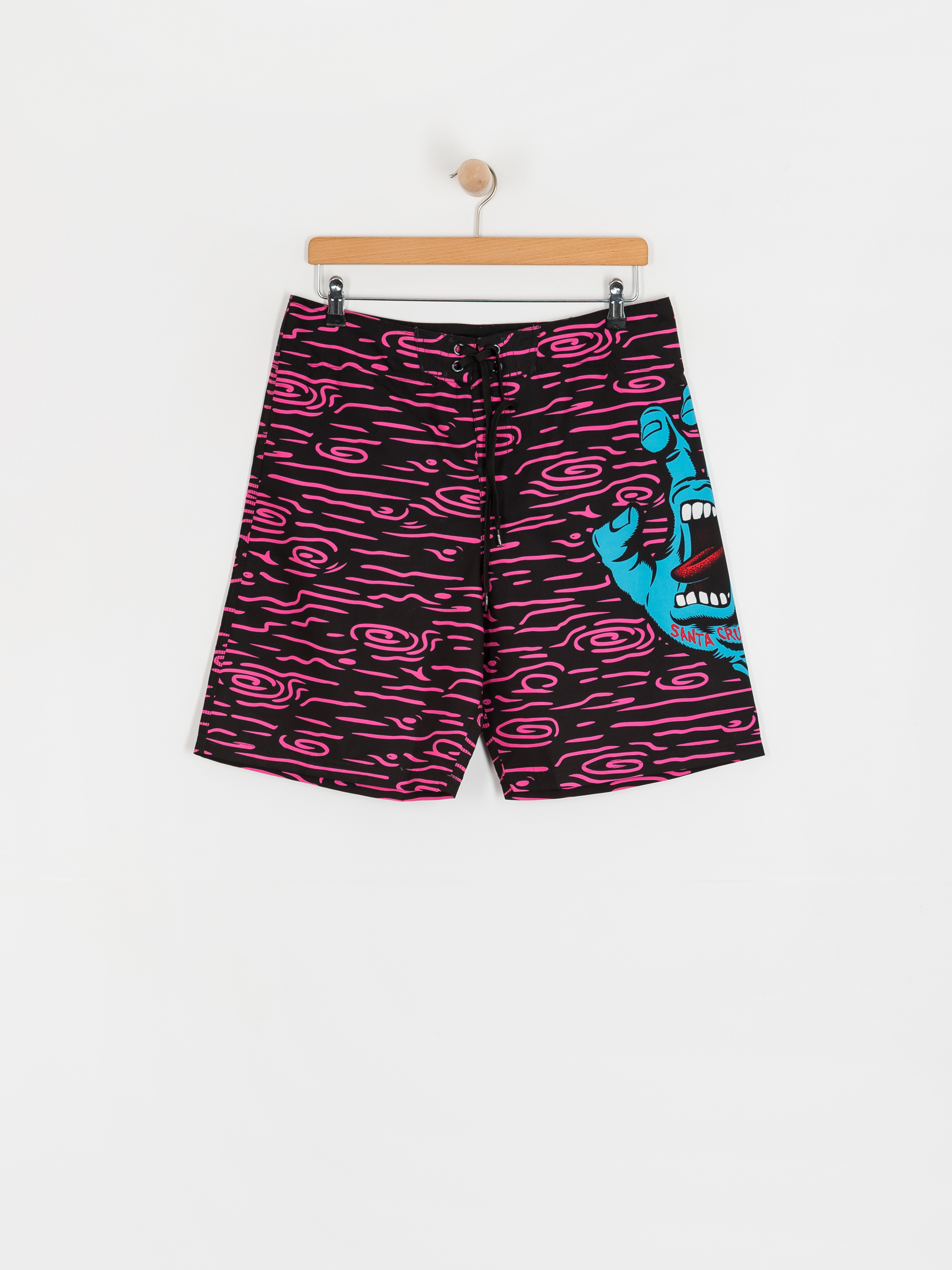 Santa Cruz Screaming Hand Boardshorts (neon wood)