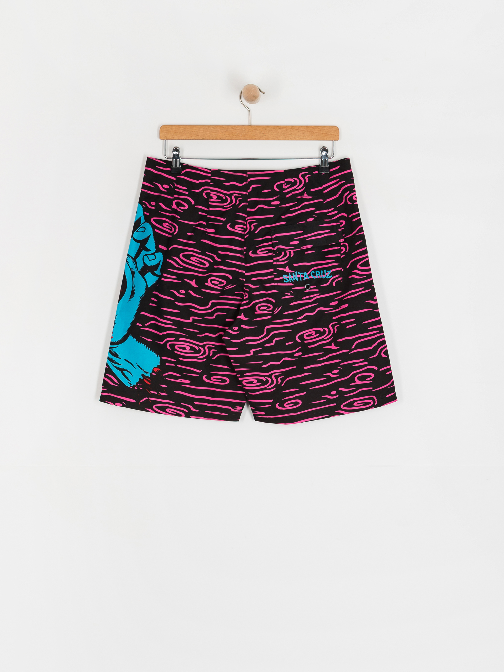 Santa Cruz Screaming Hand Boardshorts (neon wood)