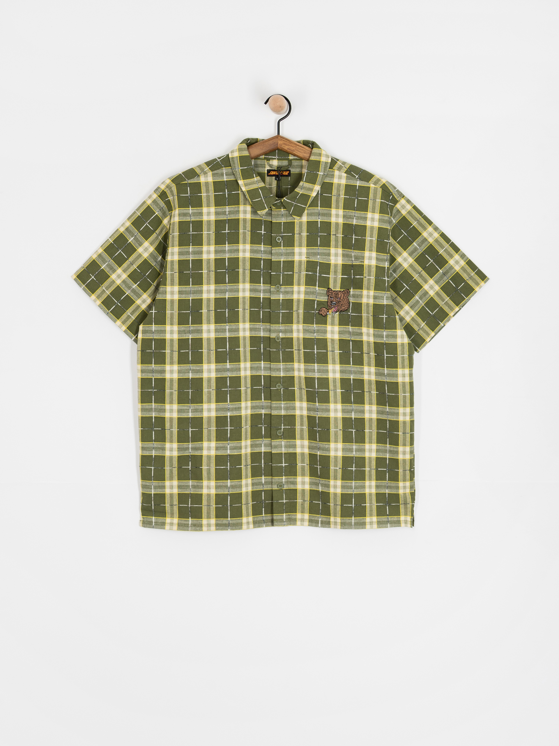Santa Cruz Braun Great Outdoors Hemd (iguana check)