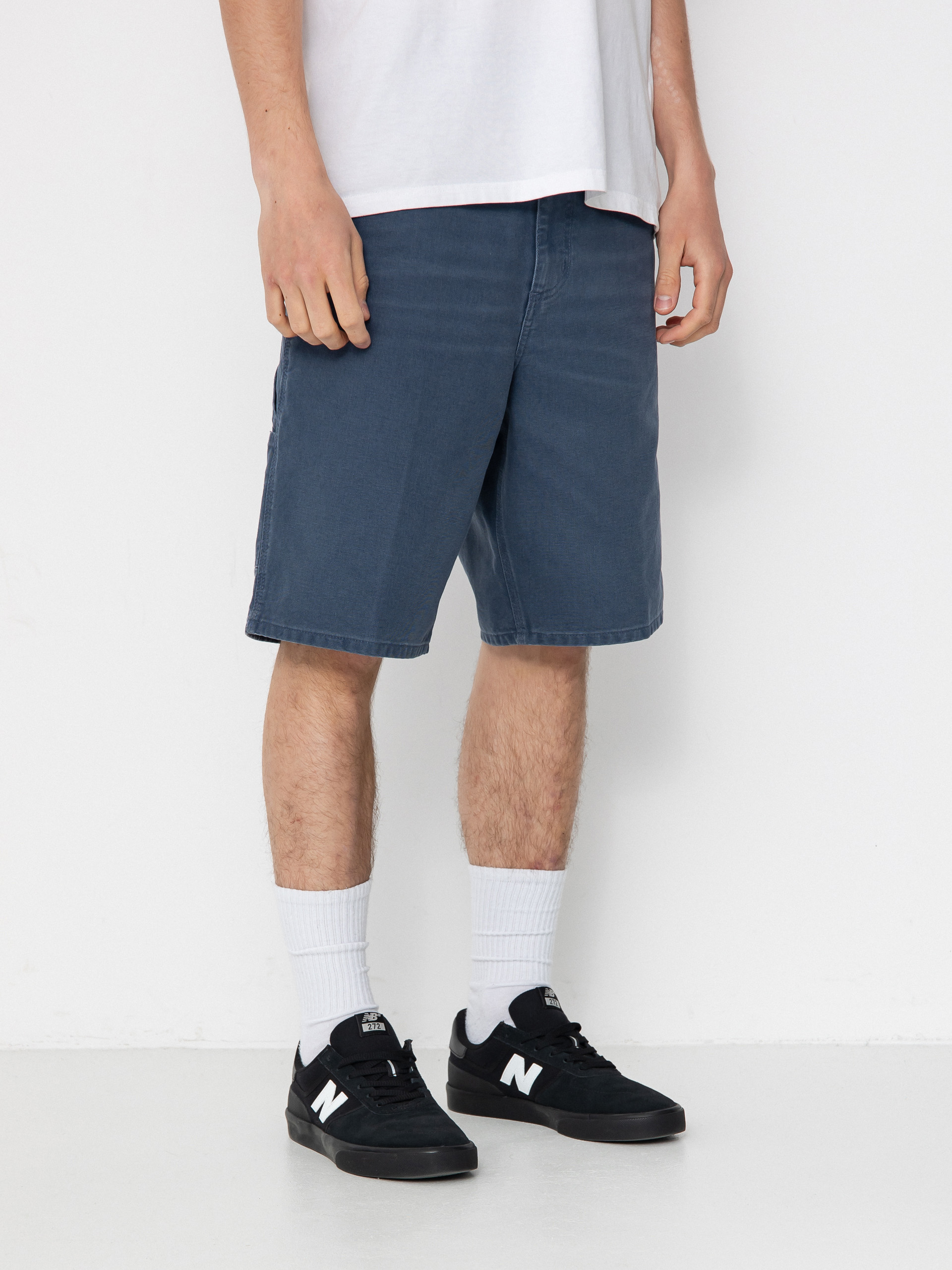 Carhartt WIP Single Knee Shorts (dusky blue)