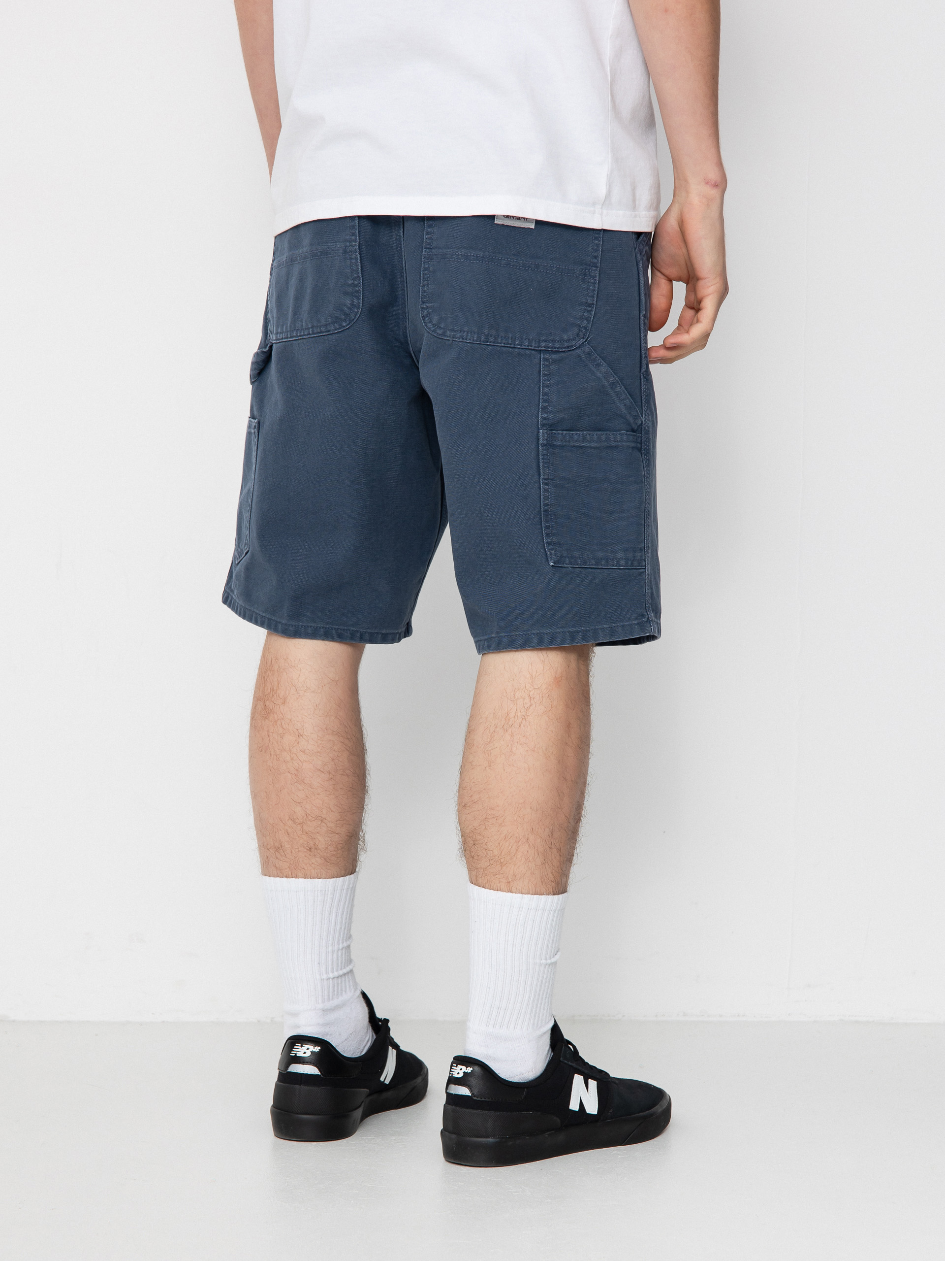 Carhartt WIP Single Knee Shorts (dusky blue)