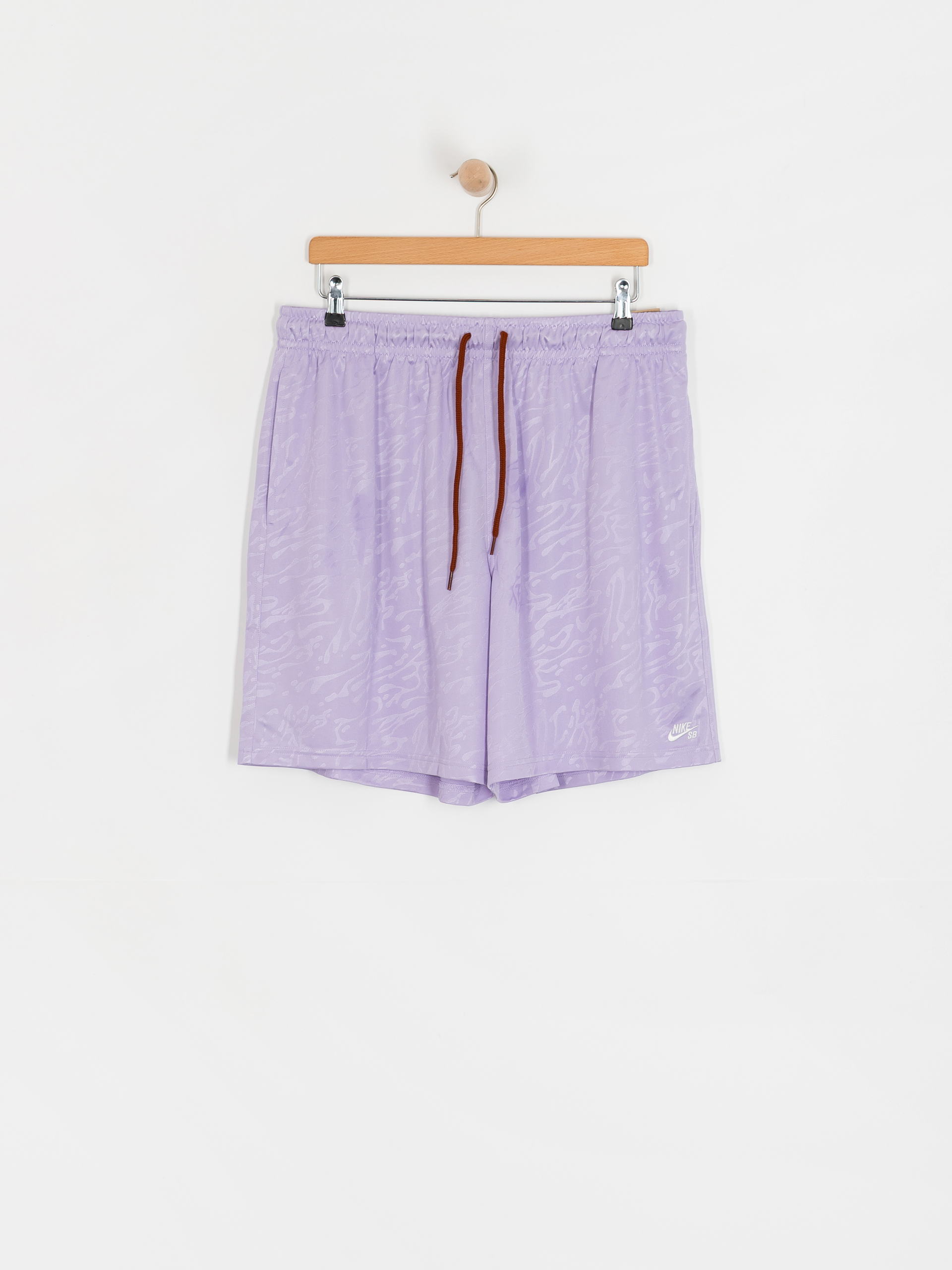 lilac nike woven shorts