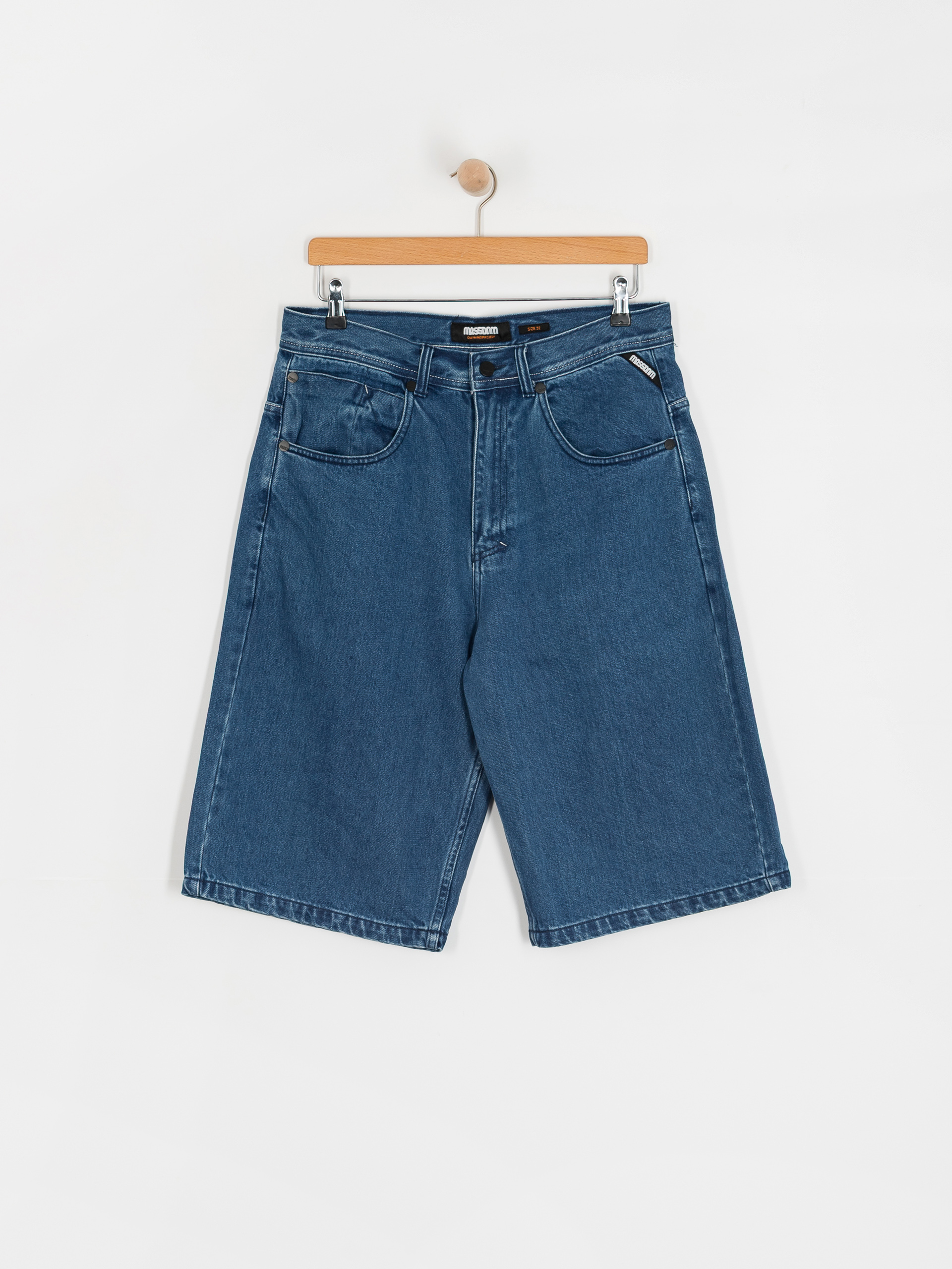 MassDnm Jeans Slang Shorts (blue)