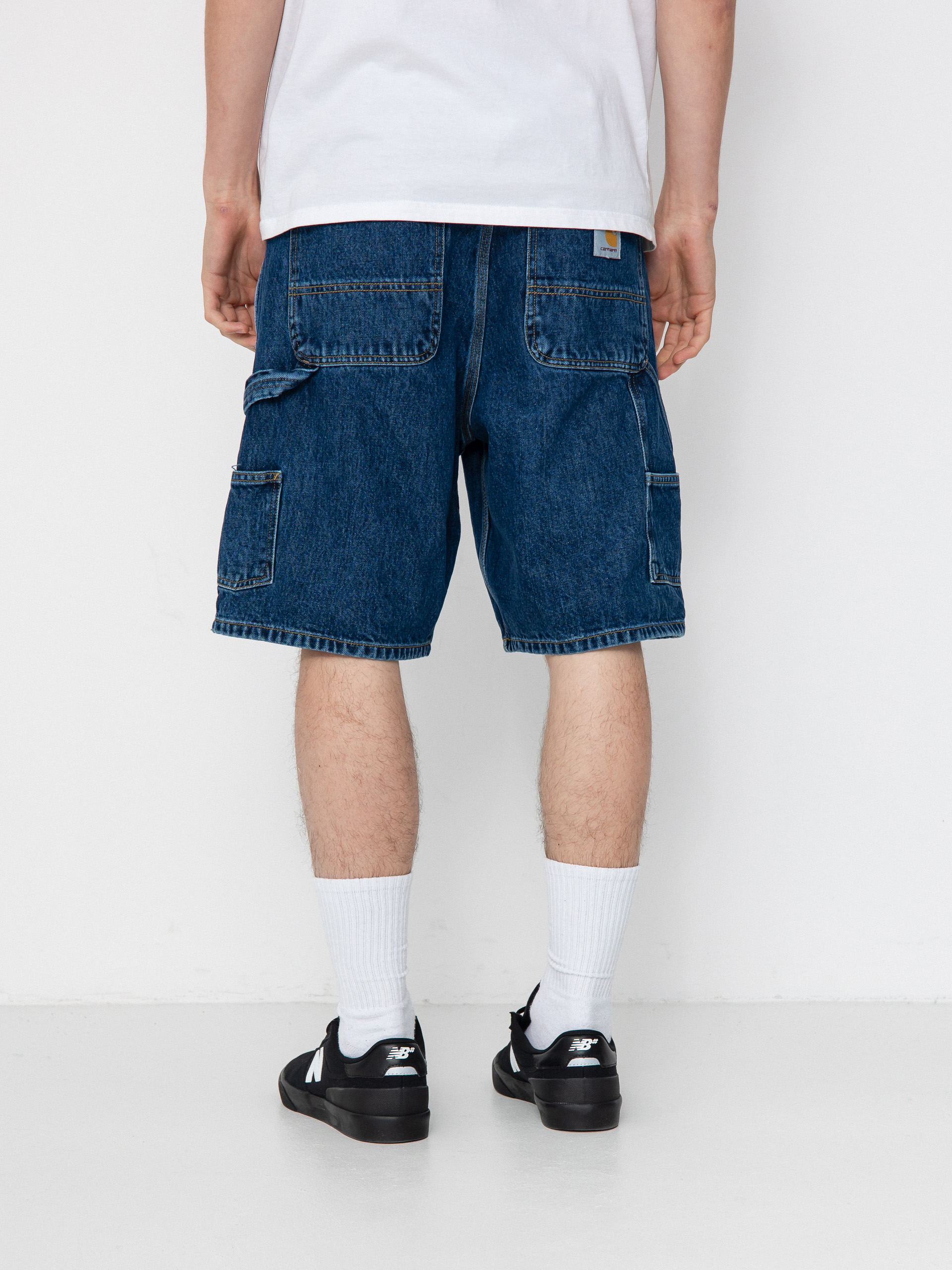 Carhartt WIP Double Knee Shorts (blue)