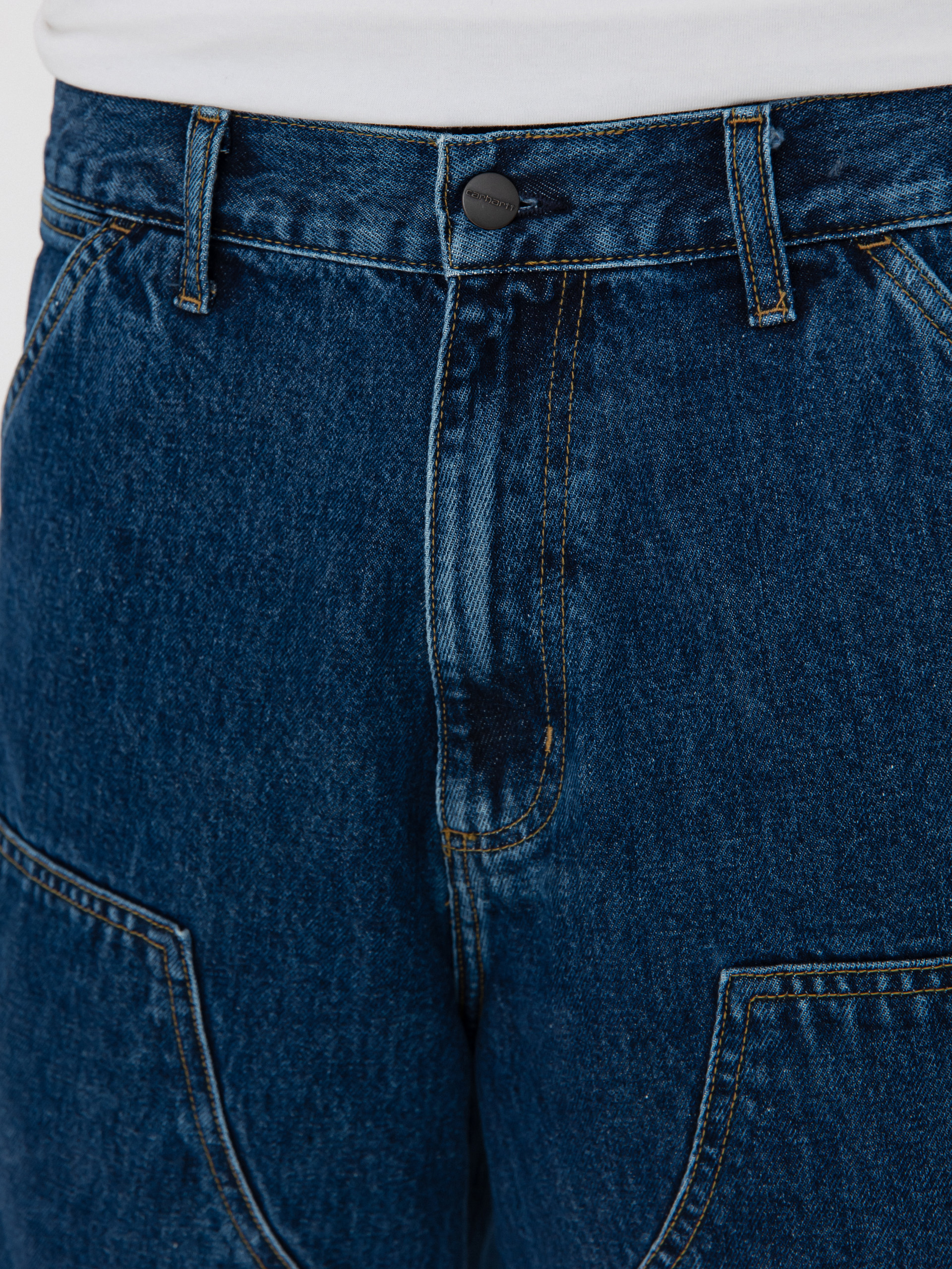 Carhartt WIP Double Knee Shorts (blue)