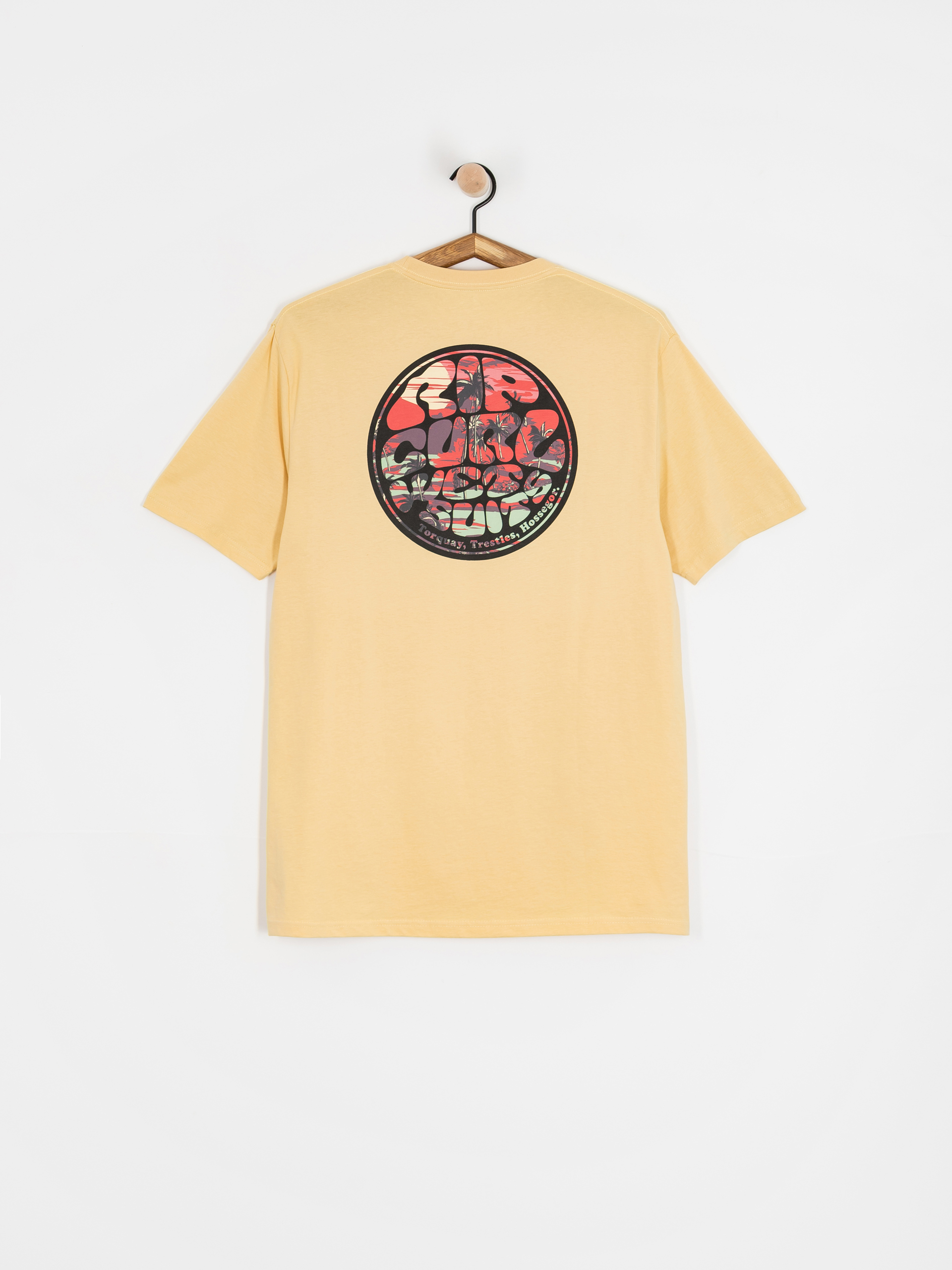 Rip Curl Wettie Passage Icon T-shirt (straw)