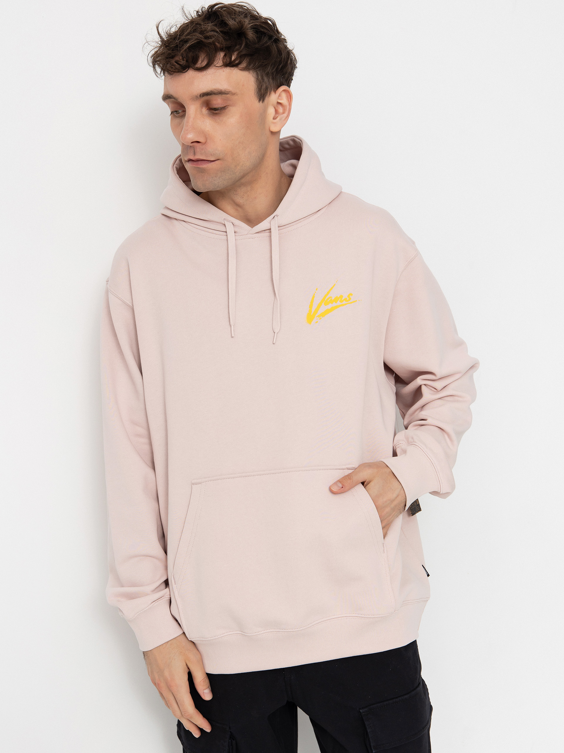 Vans Brush Script II Loose HD Hoodie (sepia rose)