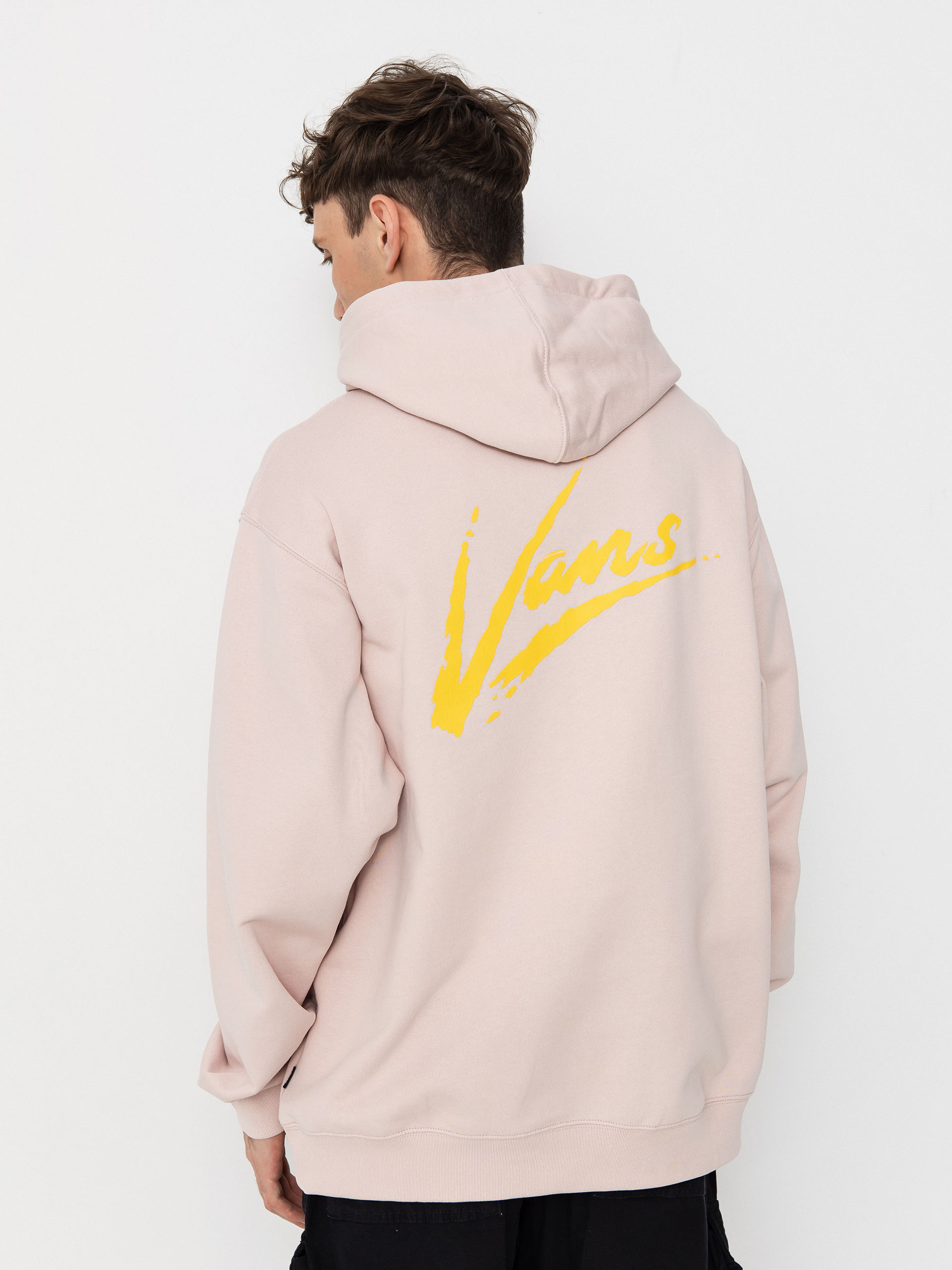 Vans Brush Script II Loose HD Hoodie (sepia rose)