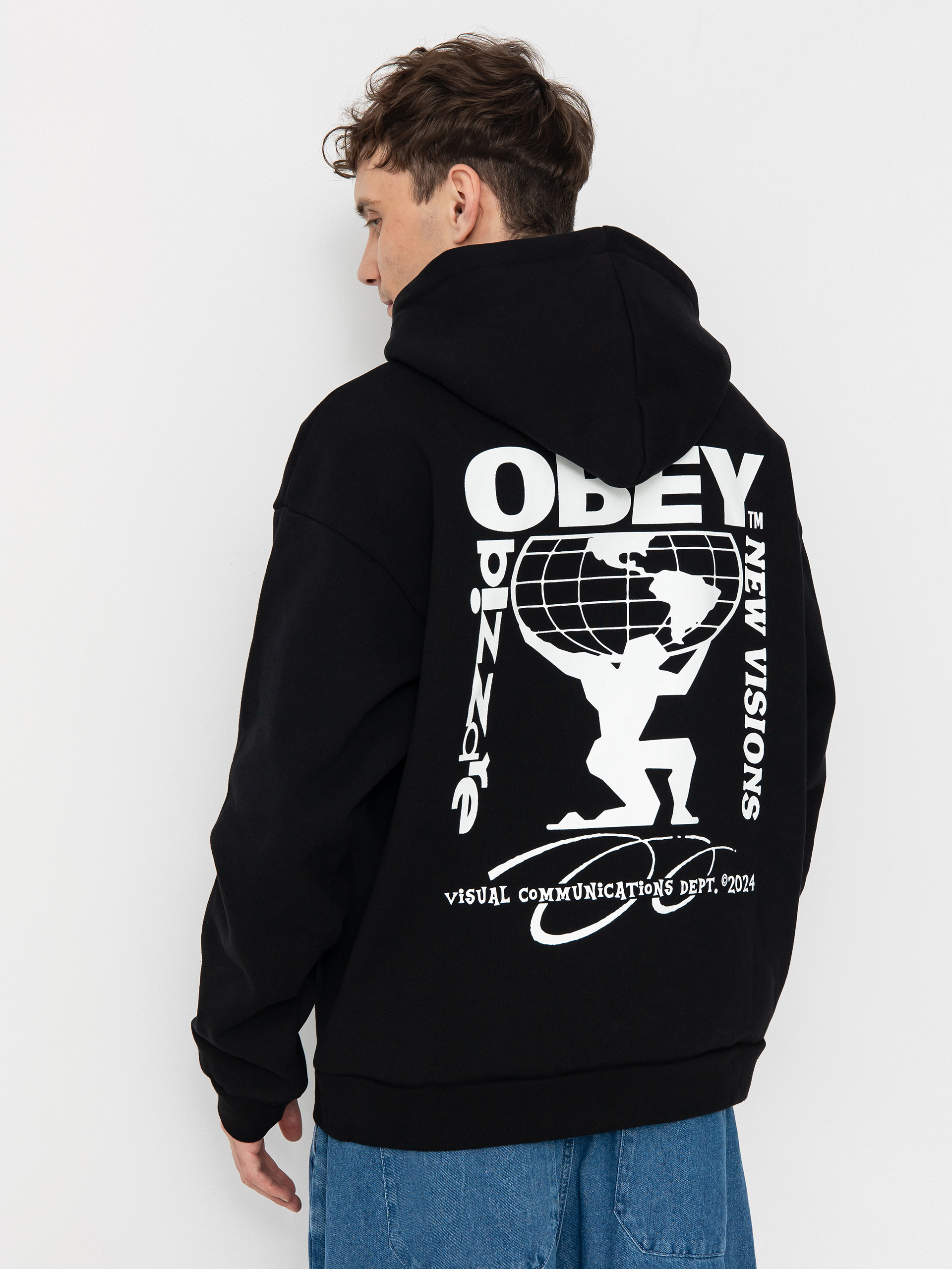 OBEY New Visions Extra Heavy HD Hoodie (black)