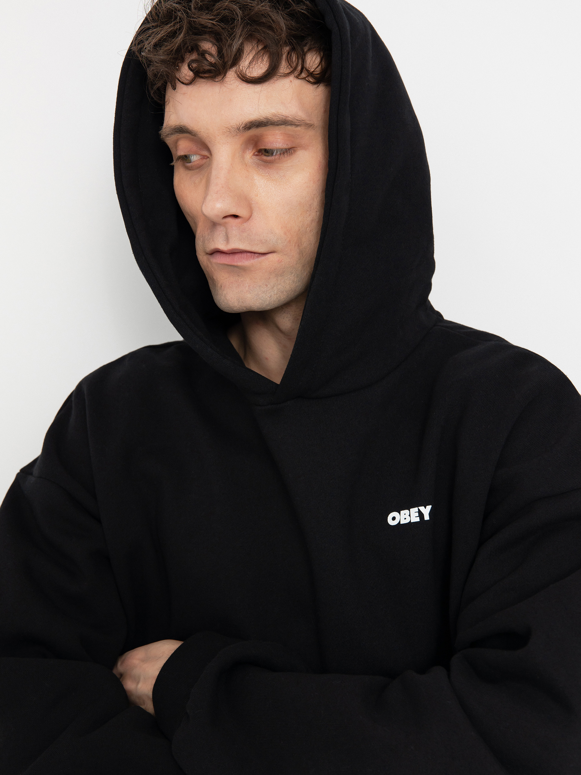 OBEY Bold Icon Extra Heavy HD Hoodie (black)