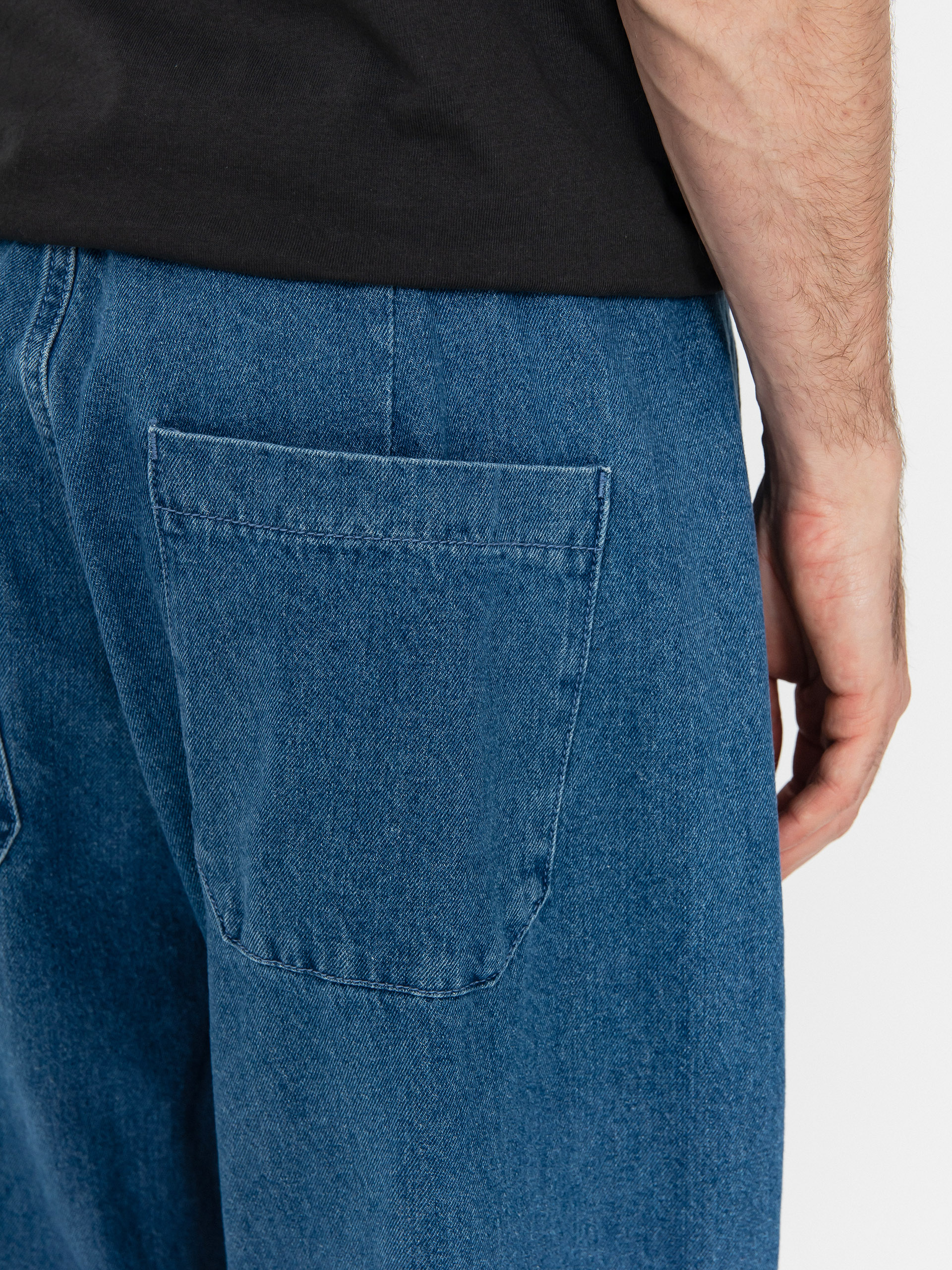 OBEY Pants Oliver Denim Pleated (light indigo)