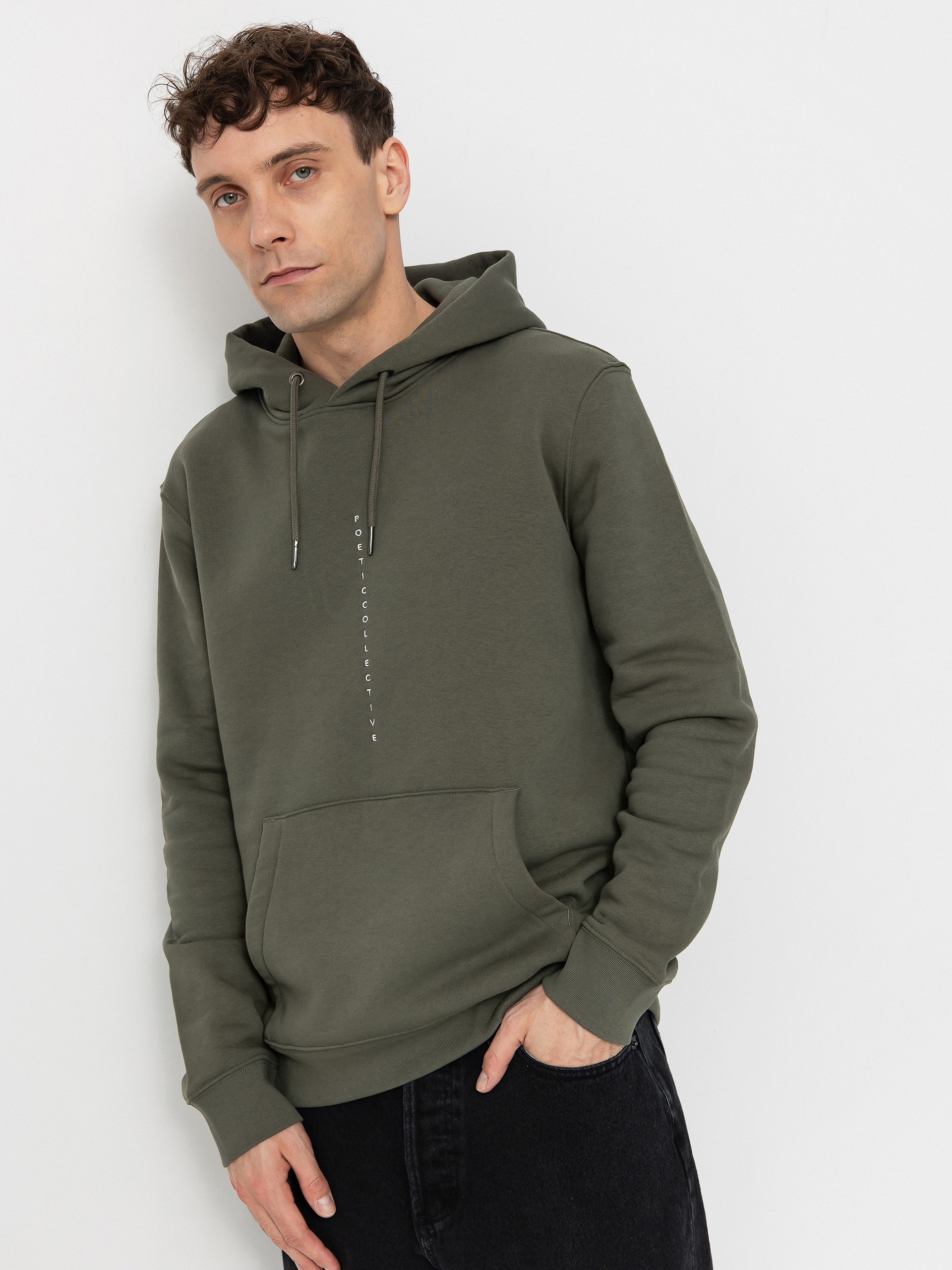 Poetic Collective Flower HD Hoodie (khaki)