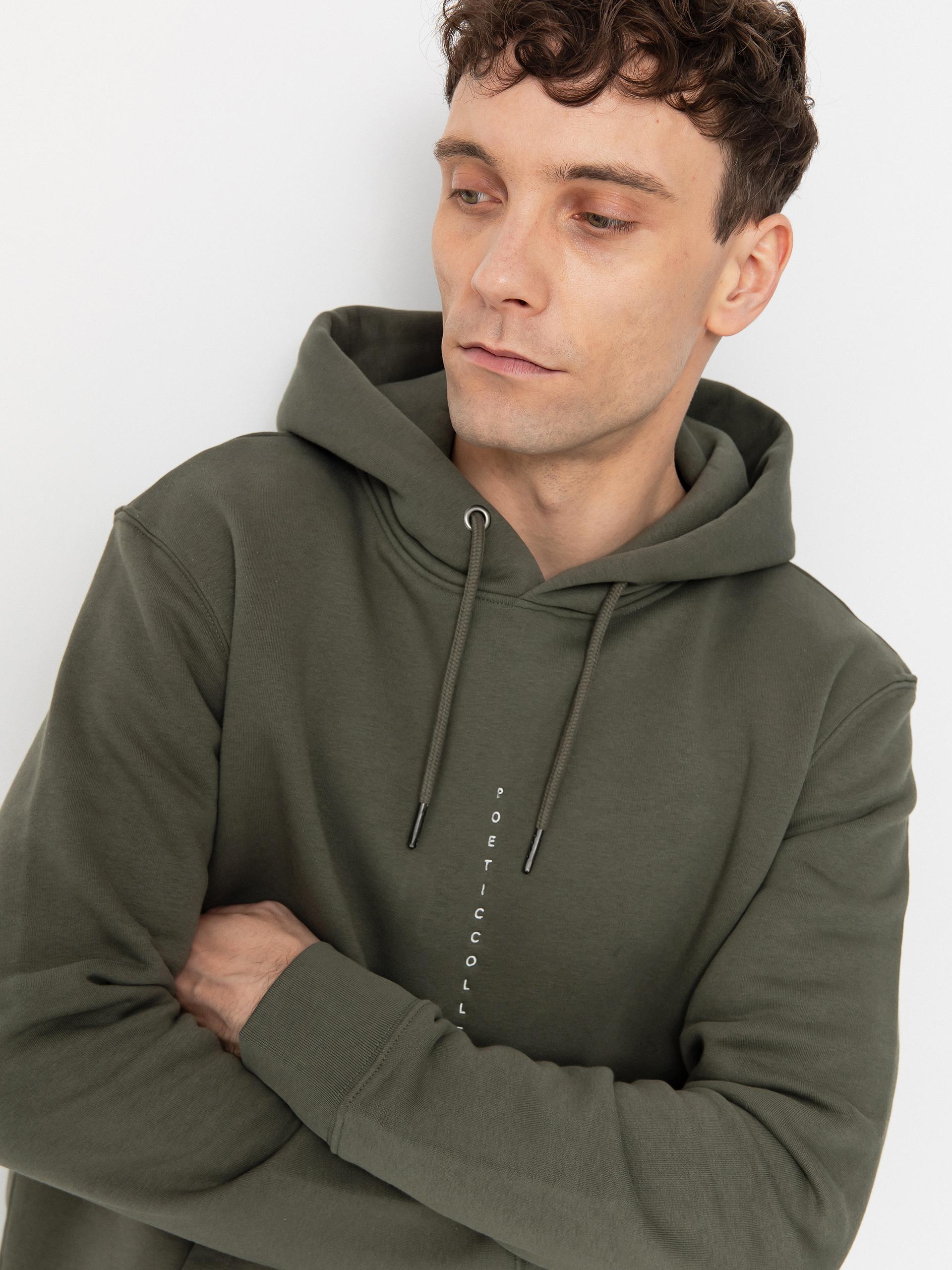 Poetic Collective Flower HD Hoodie (khaki)