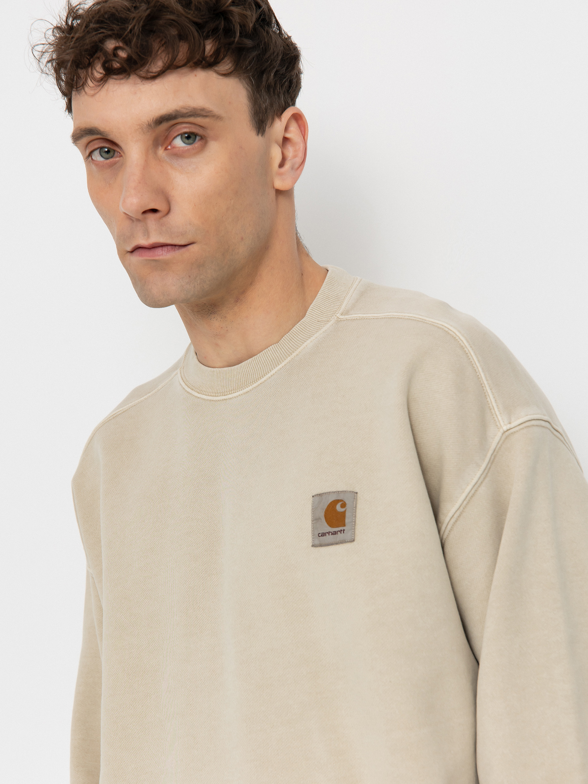 Carhartt WIP Nelson Sweatshirt - beige (fleur de sel)