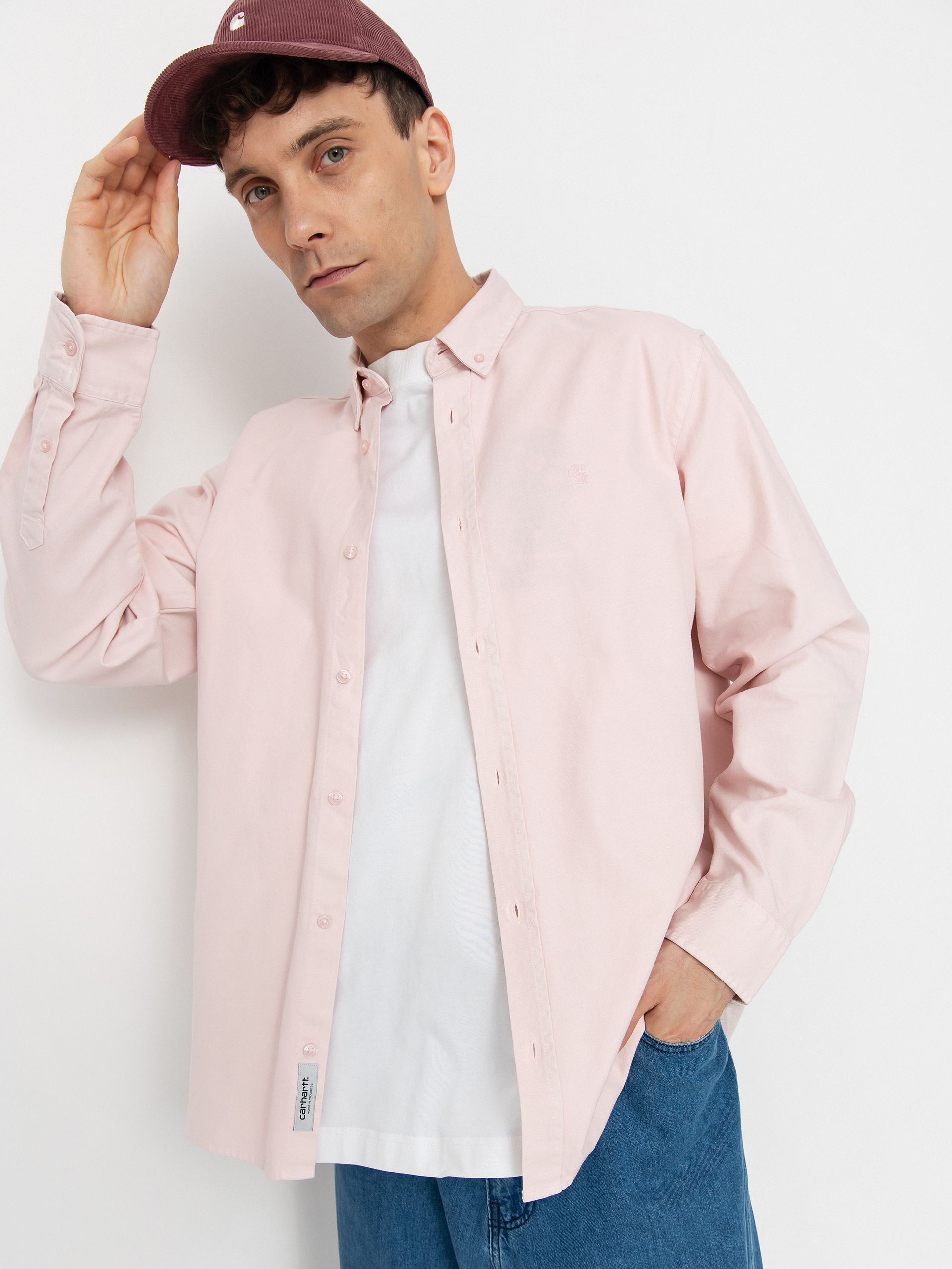 Carhartt WIP Bolton Shirt (air pink)