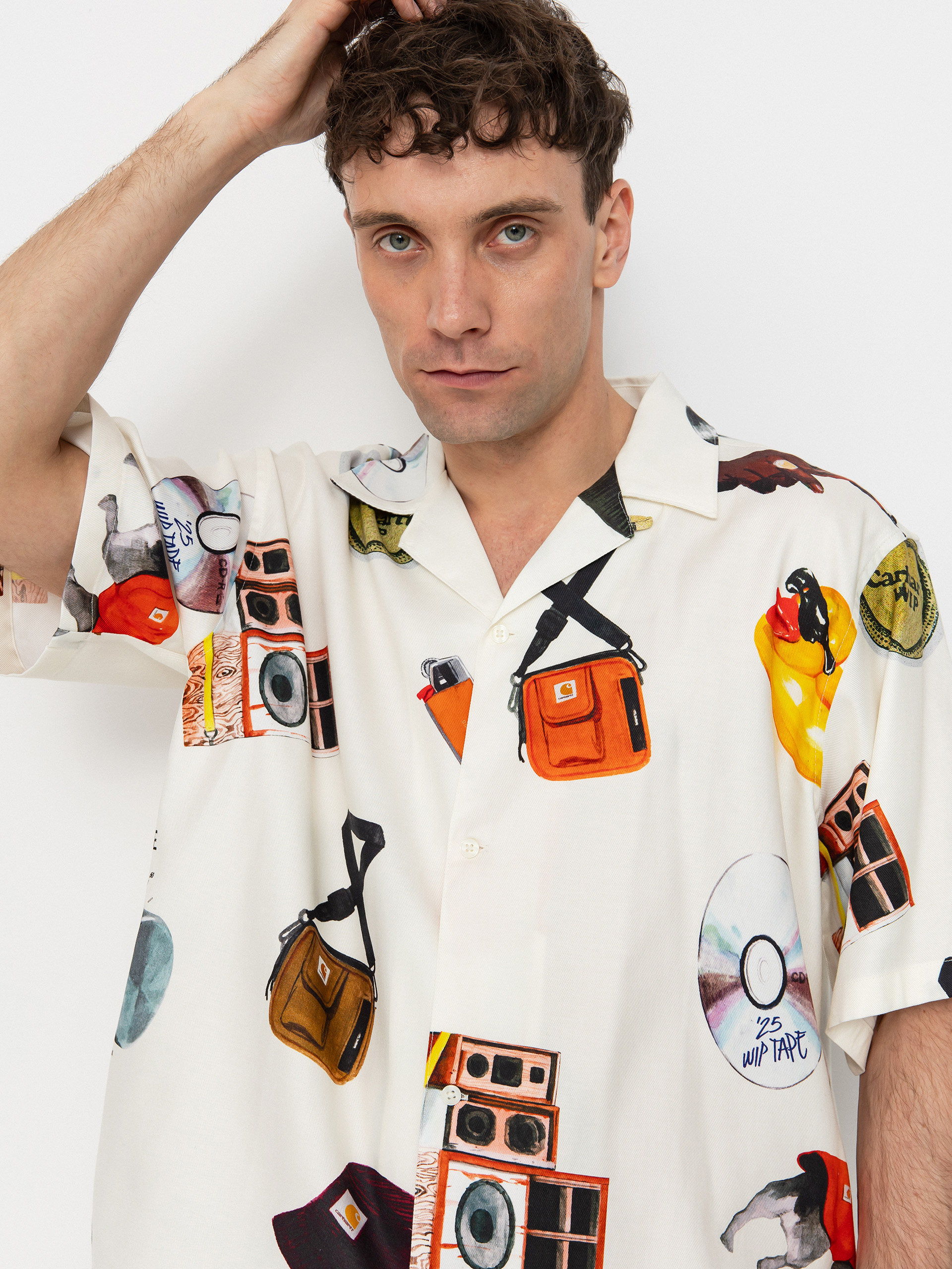 Carhartt WIP Jacob Rochester Shirt - white, multicolor