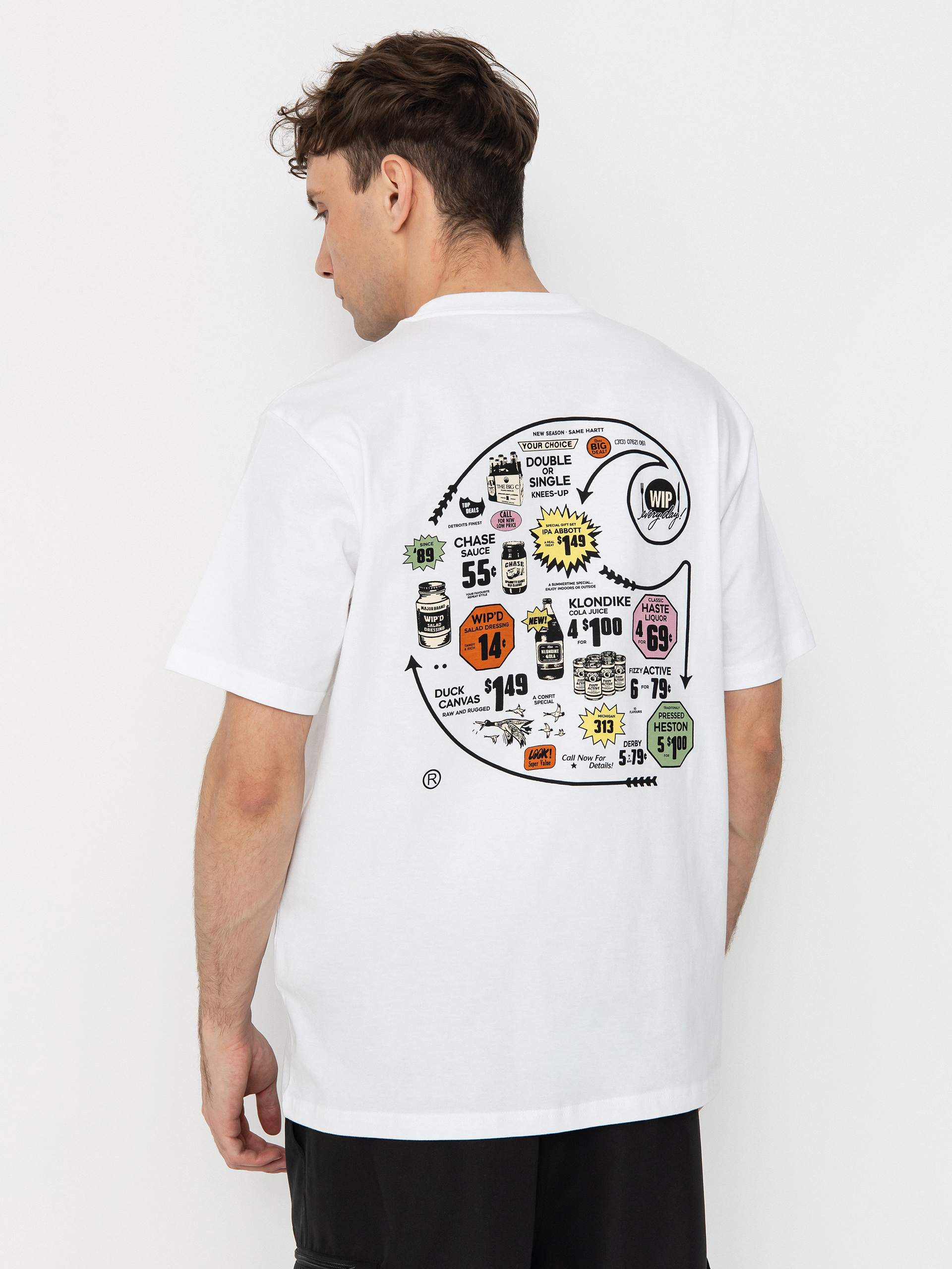 Carhartt WIP Catalogue C Logo T-Shirt (white)