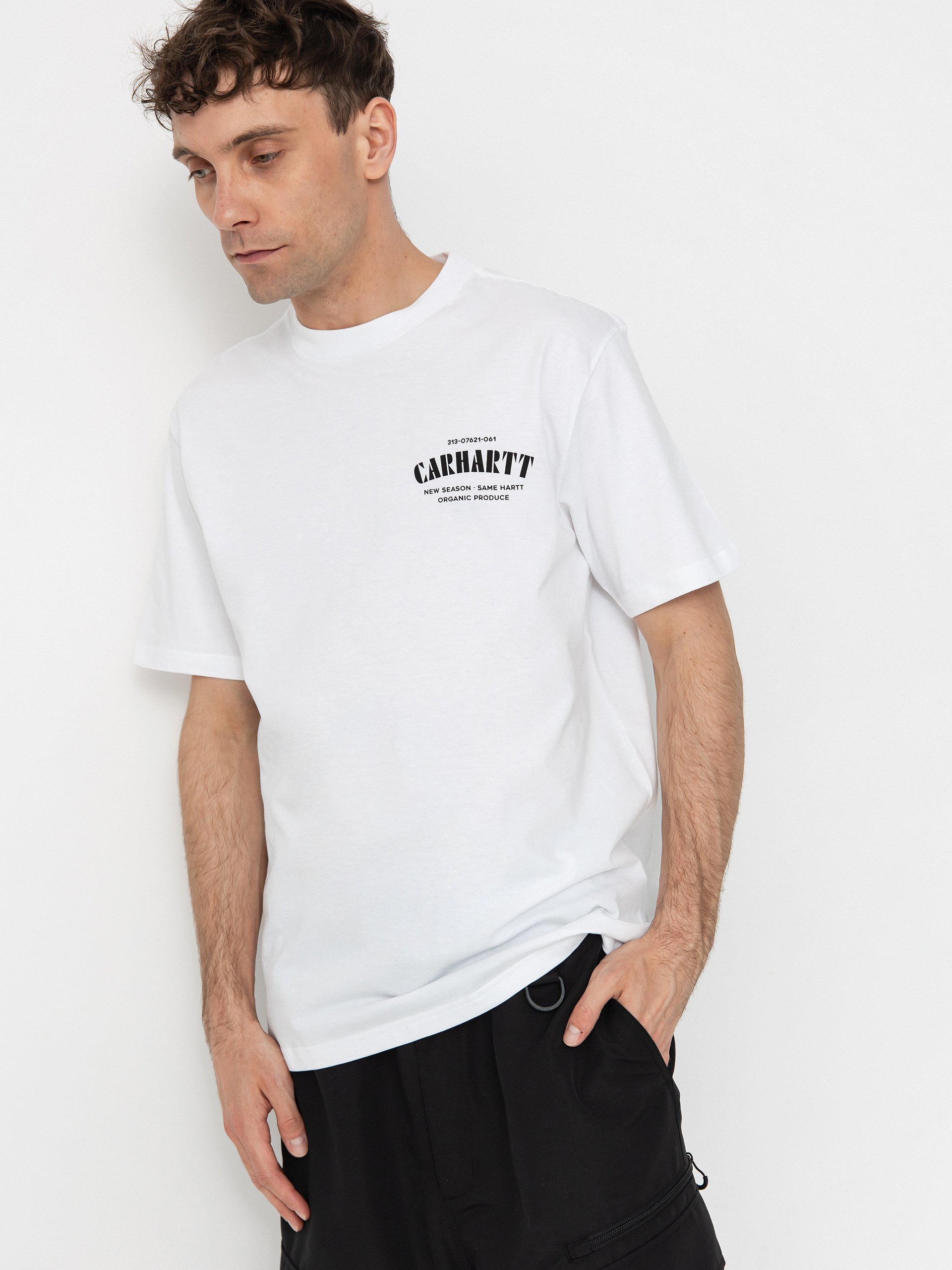 ★Carhartt★ C Logo Short Sleeve T-Shirt White I03476102XX Carhartt WIP Catalogue C Logo White T-shirt - I034761.02.XX