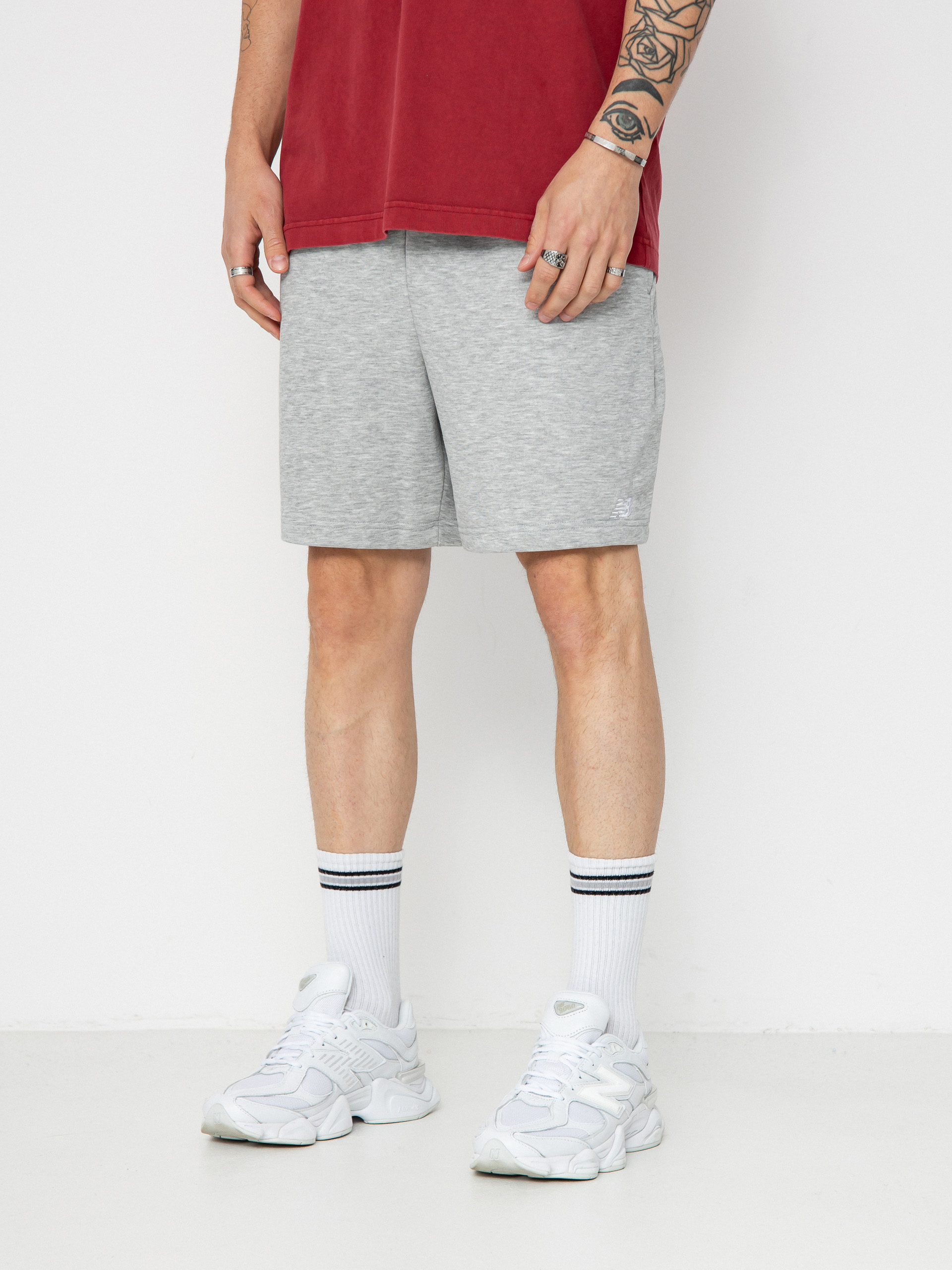 New Balance French Terry Shorts (athletic gre)