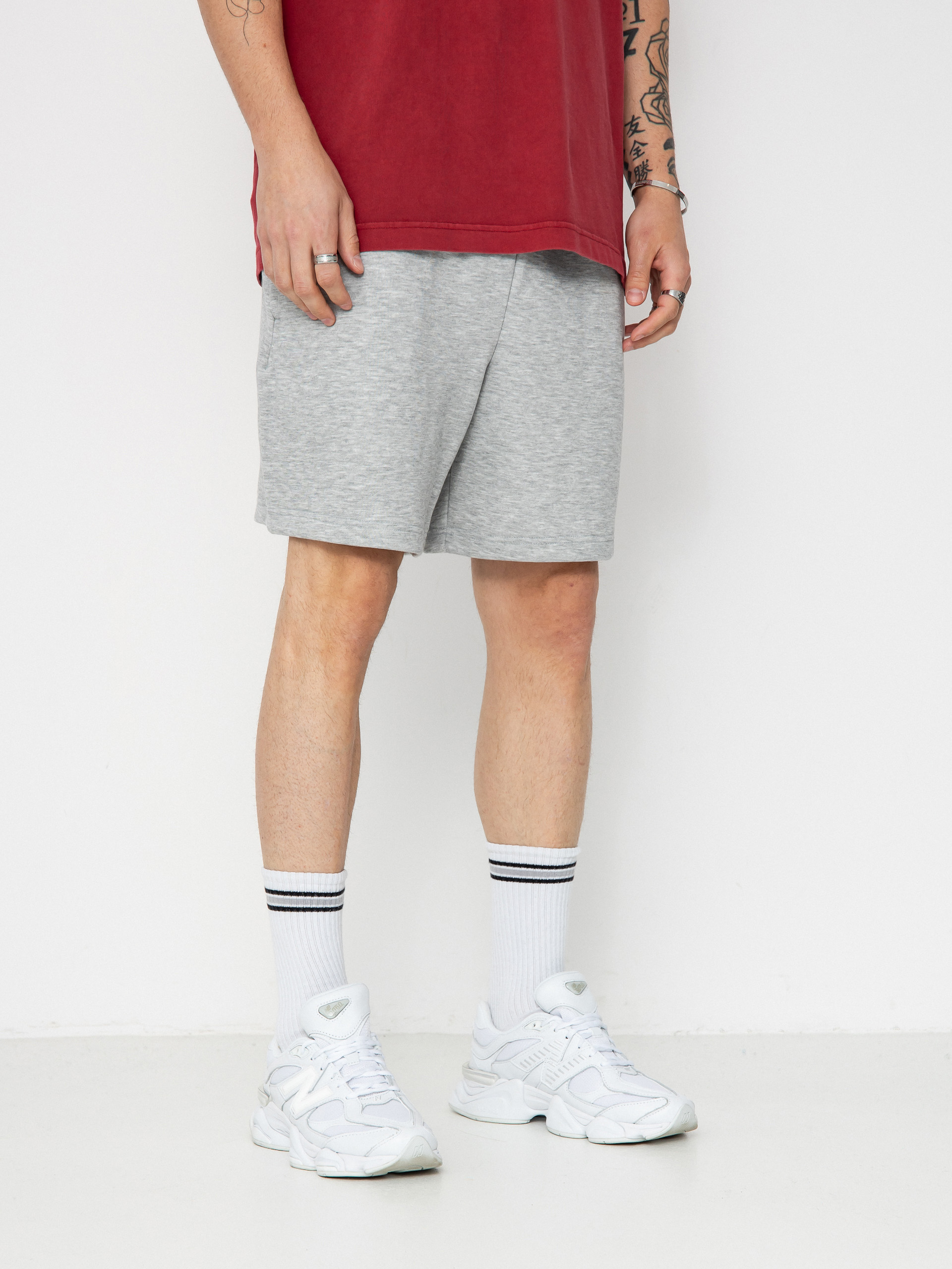 New Balance French Terry Shorts (athletic gre)