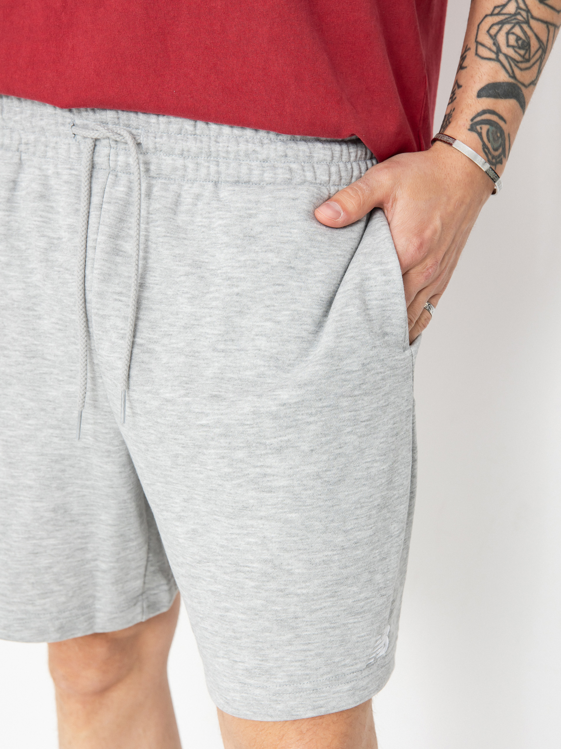 New Balance French Terry Shorts (athletic gre)