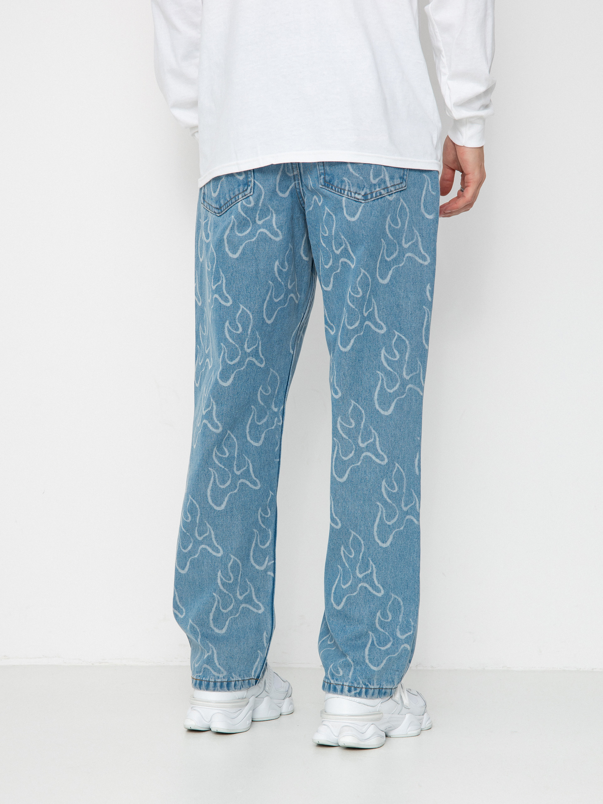 Vans Check 5 Blaze Loose Denim Pants - blue (stonewash/blue)