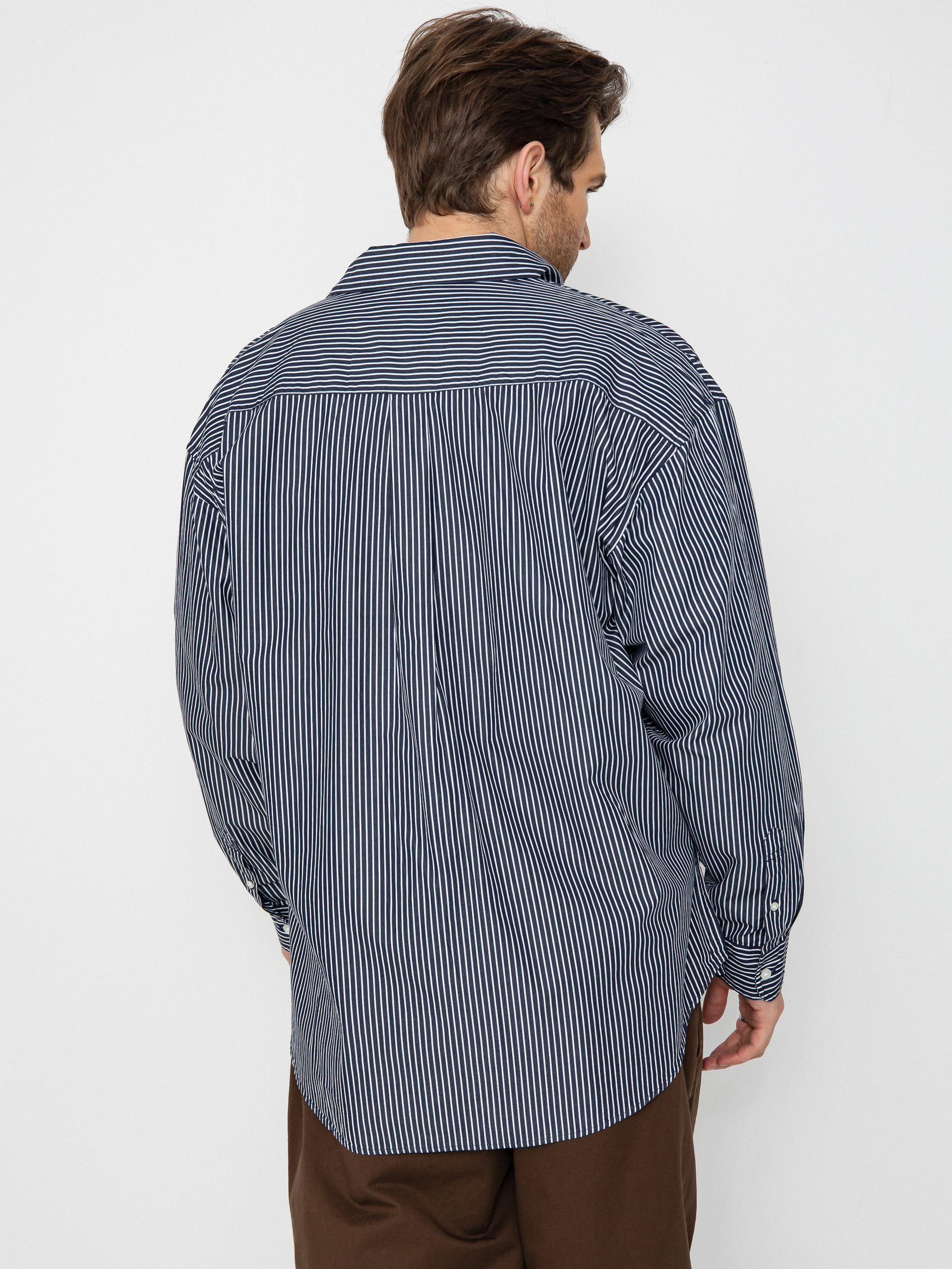 Carhartt WIP Shirt Notus - navy blue (arvin stripe/space)