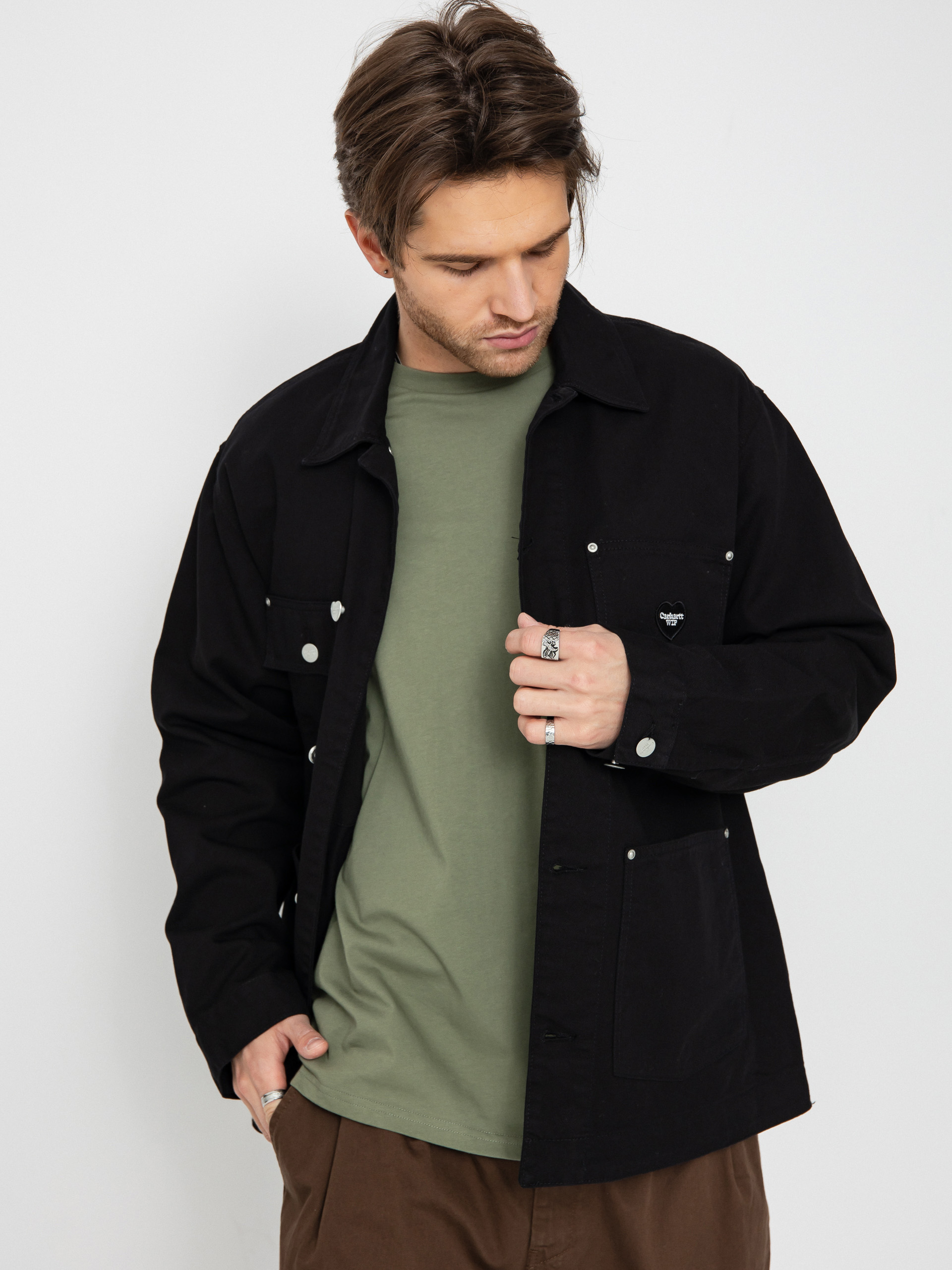 Carhartt WIP Drewe Chore Coat Jacke (black)