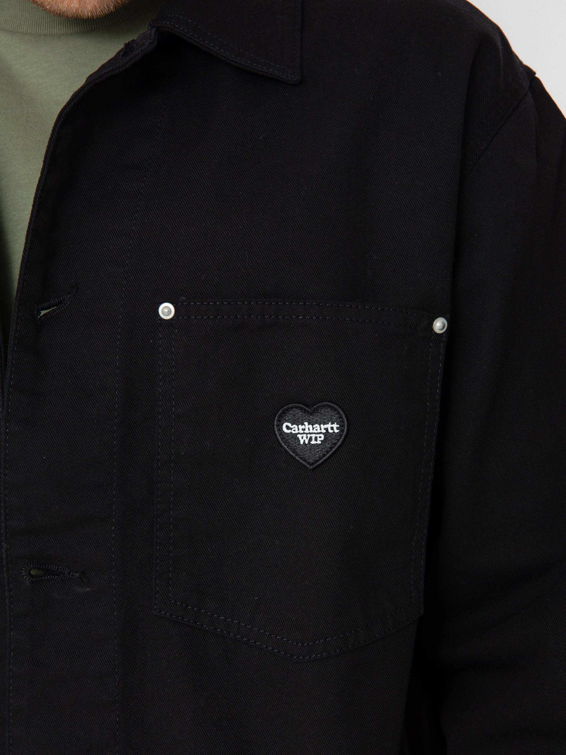 Carhartt WIP Drewe Chore Coat Jacket (black)