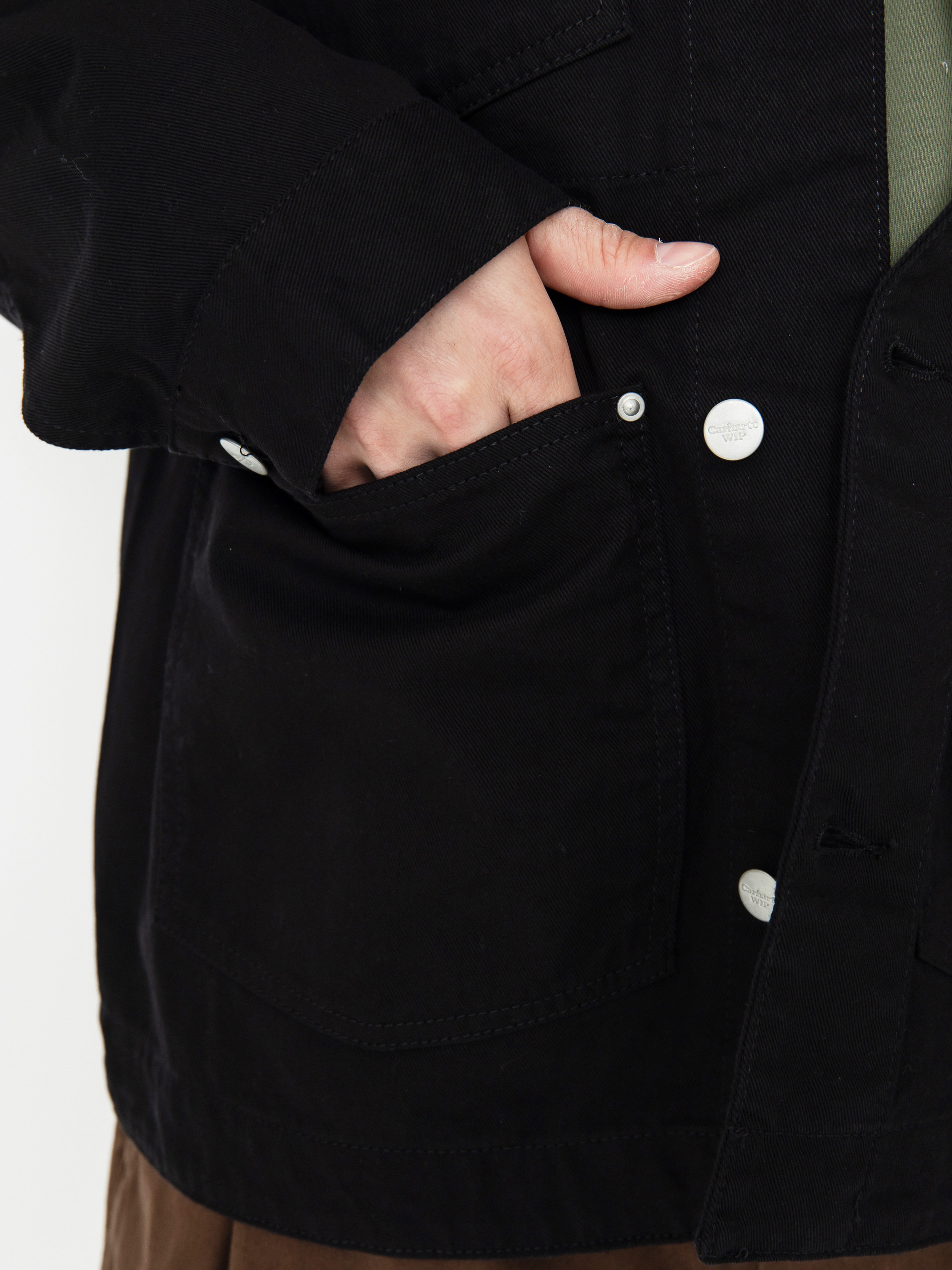 Carhartt WIP Drewe Chore Coat Jacket (black)