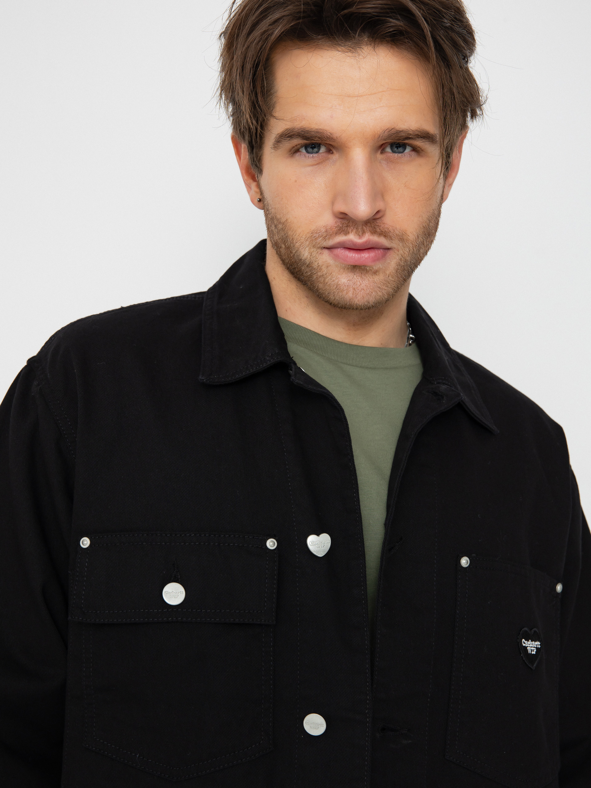 Carhartt WIP Drewe Chore Coat Jacket (black)