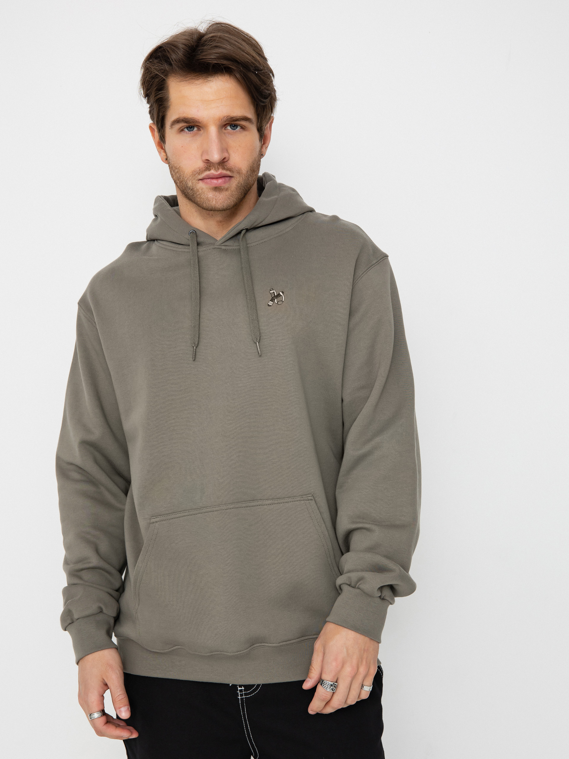 Iriedaily Zwille HD Hoodie (smokey olive)