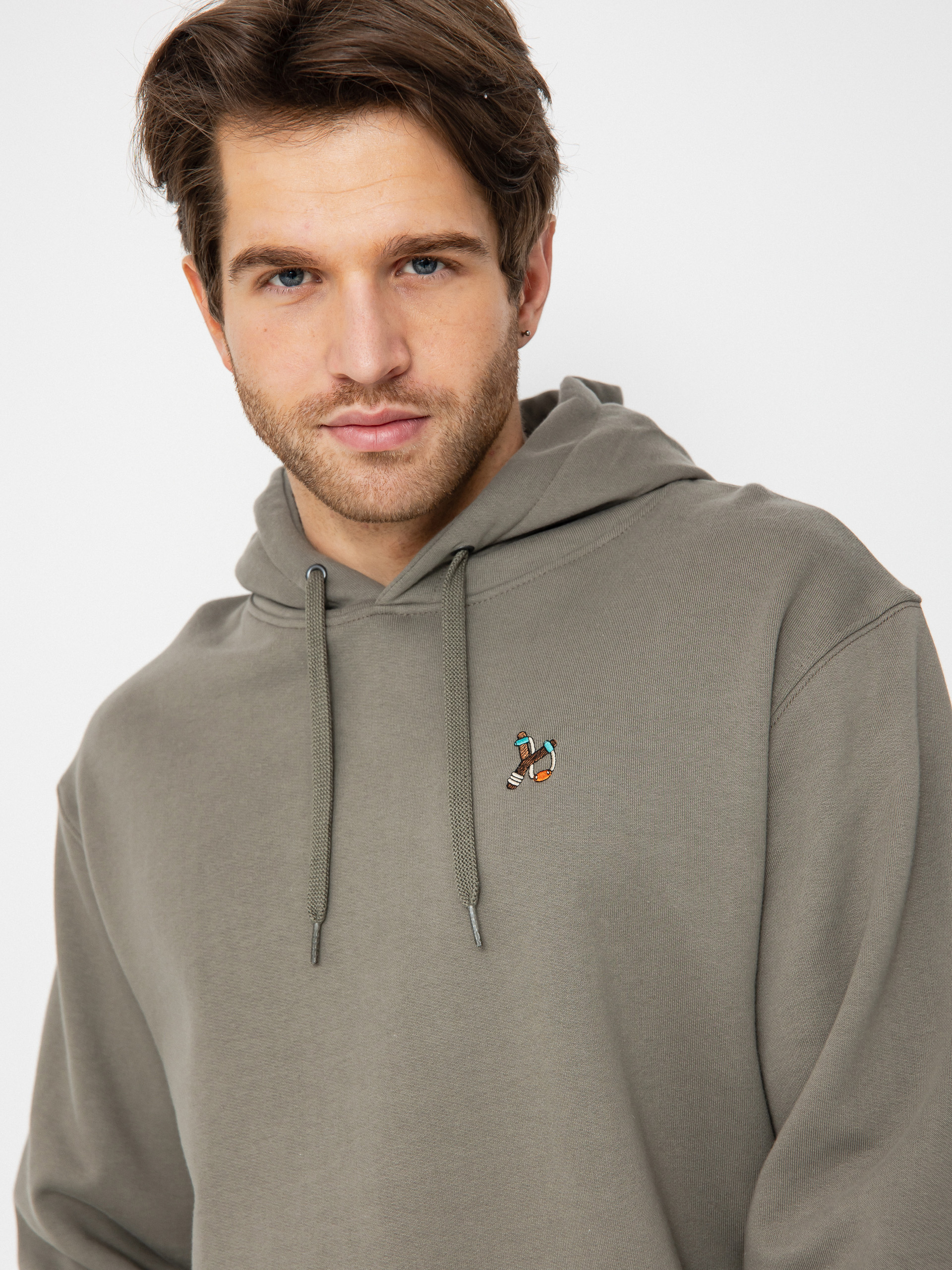 Iriedaily Zwille HD Hoodie (smokey olive)