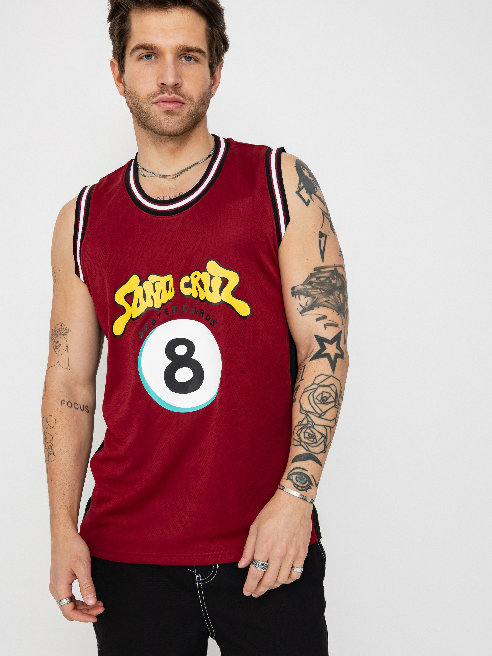 Santa Cruz Tank top Winkowski Ocho Mesh (dark rust/black)