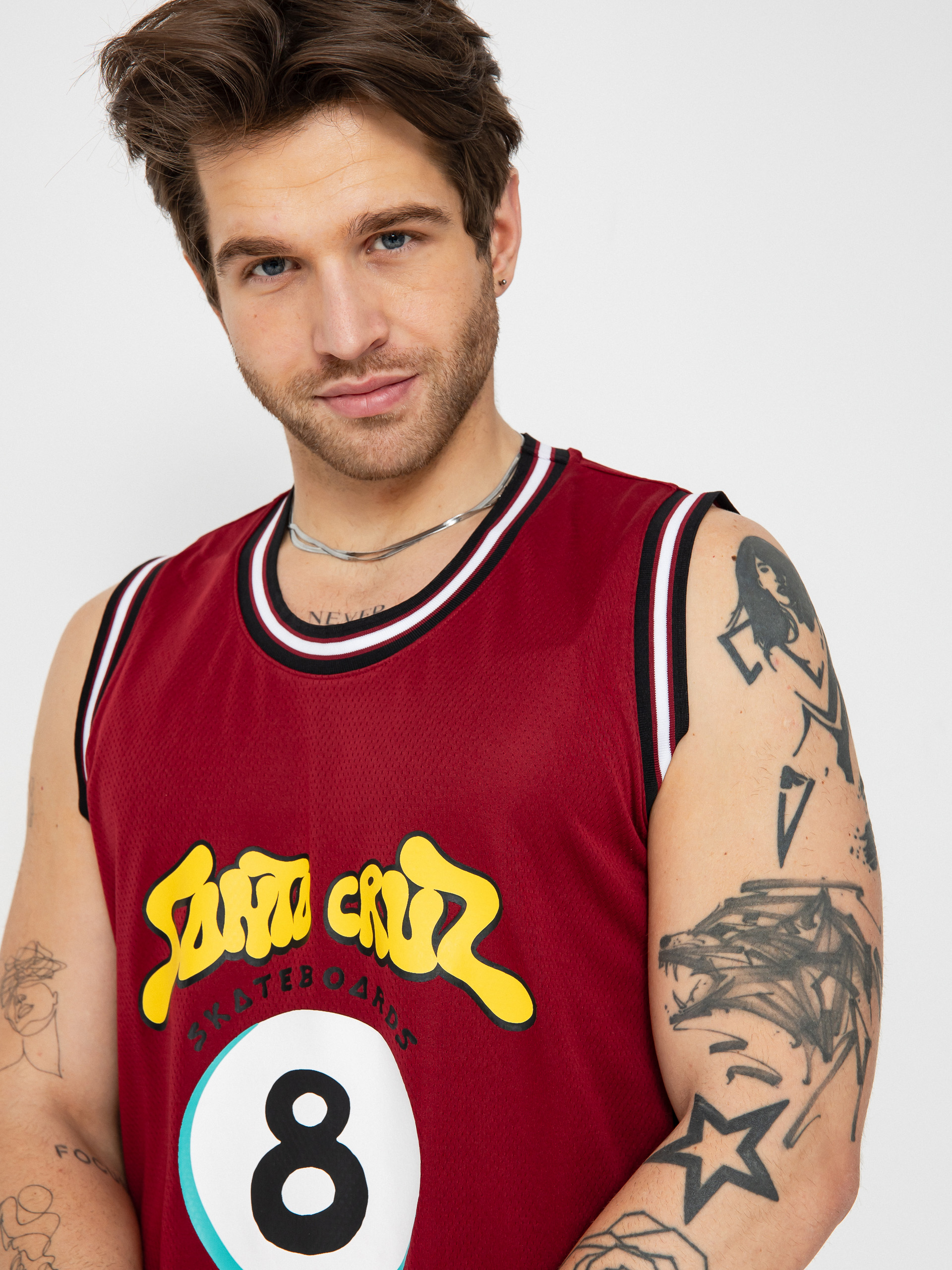 Santa Cruz Tank top Winkowski Ocho Mesh (dark rust/black)