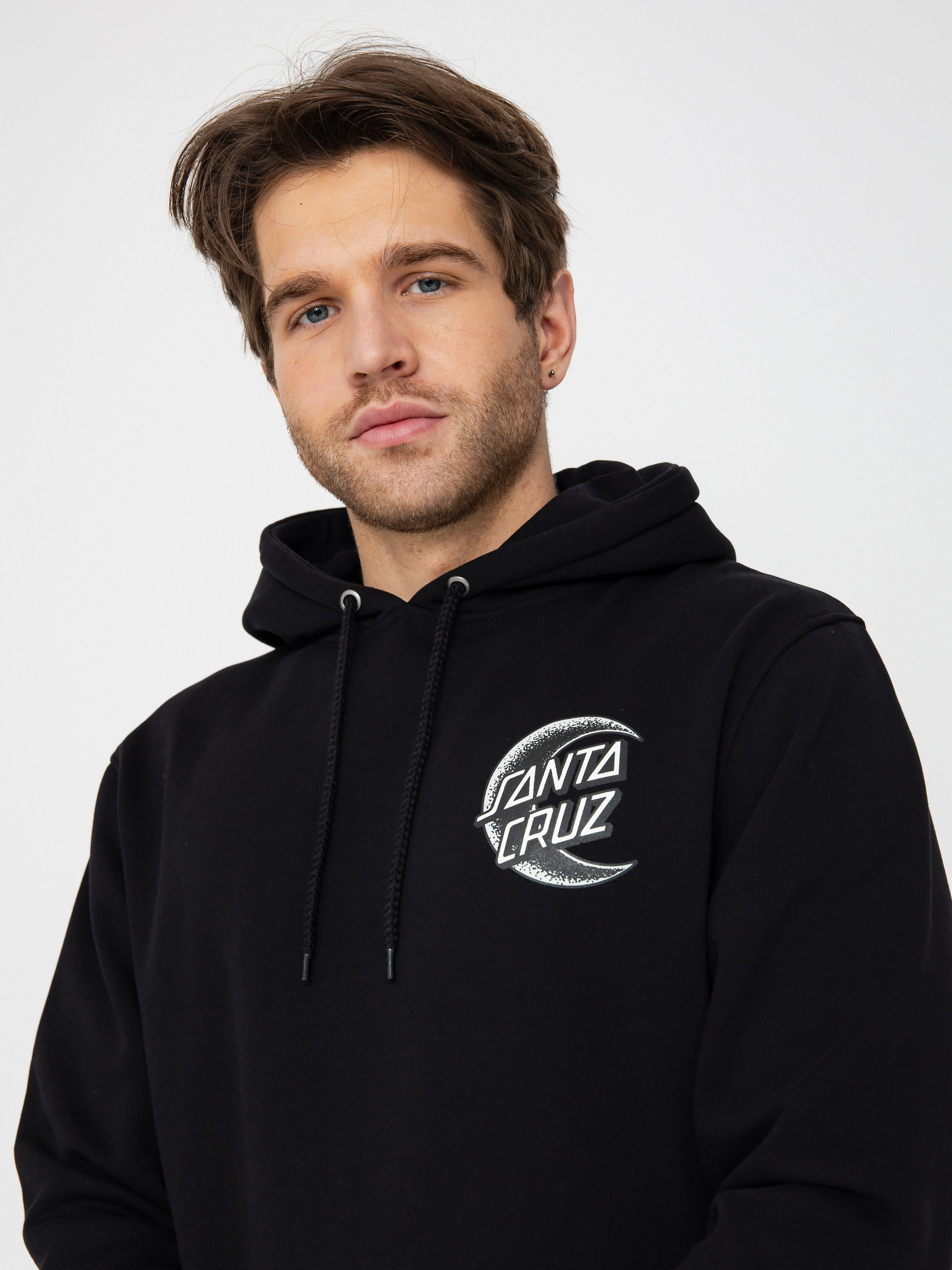Santa Cruz Crescent Bone Hand HD Hoodie (black)