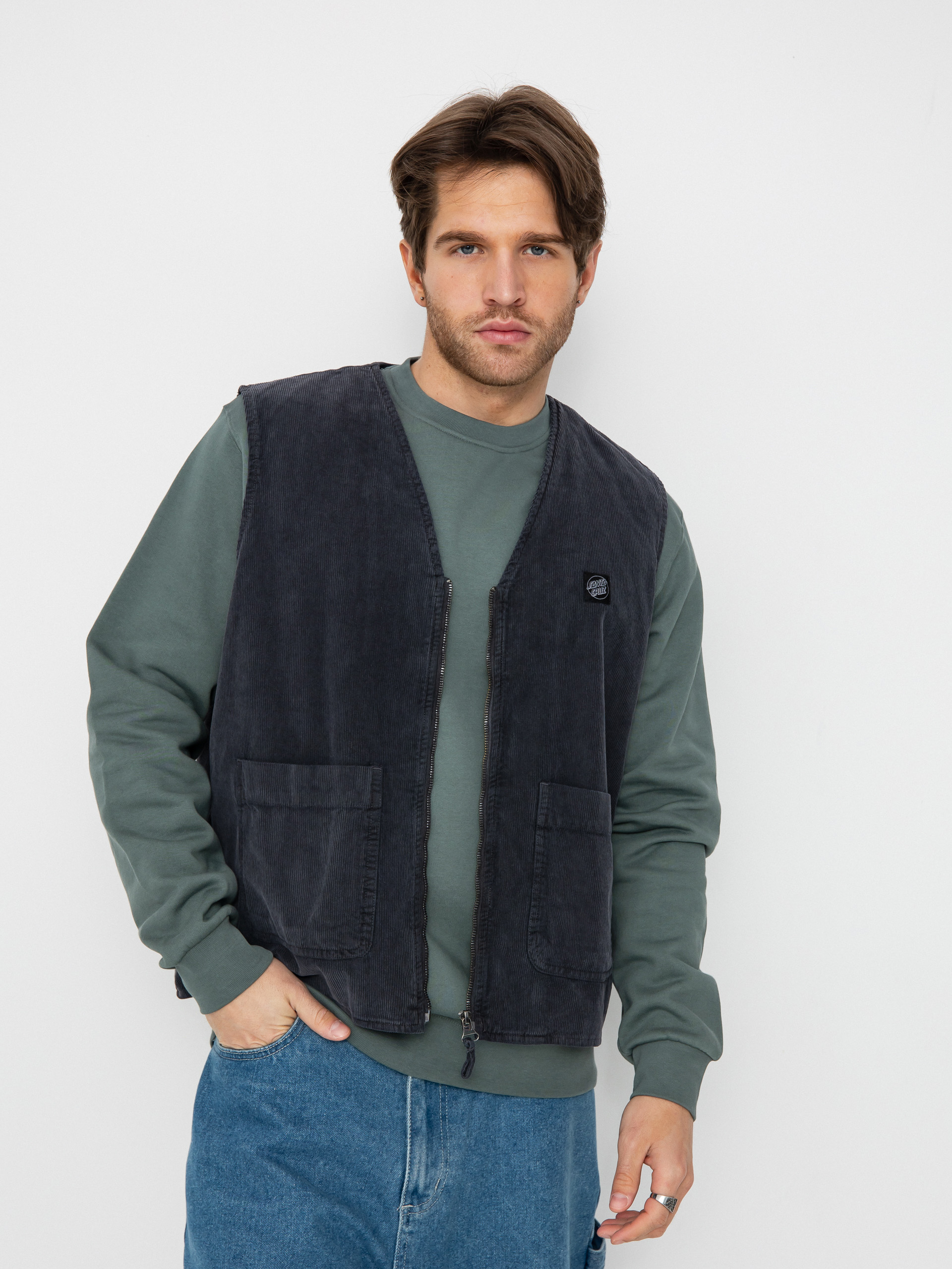 Santa Cruz Chill Weste (grey cord)