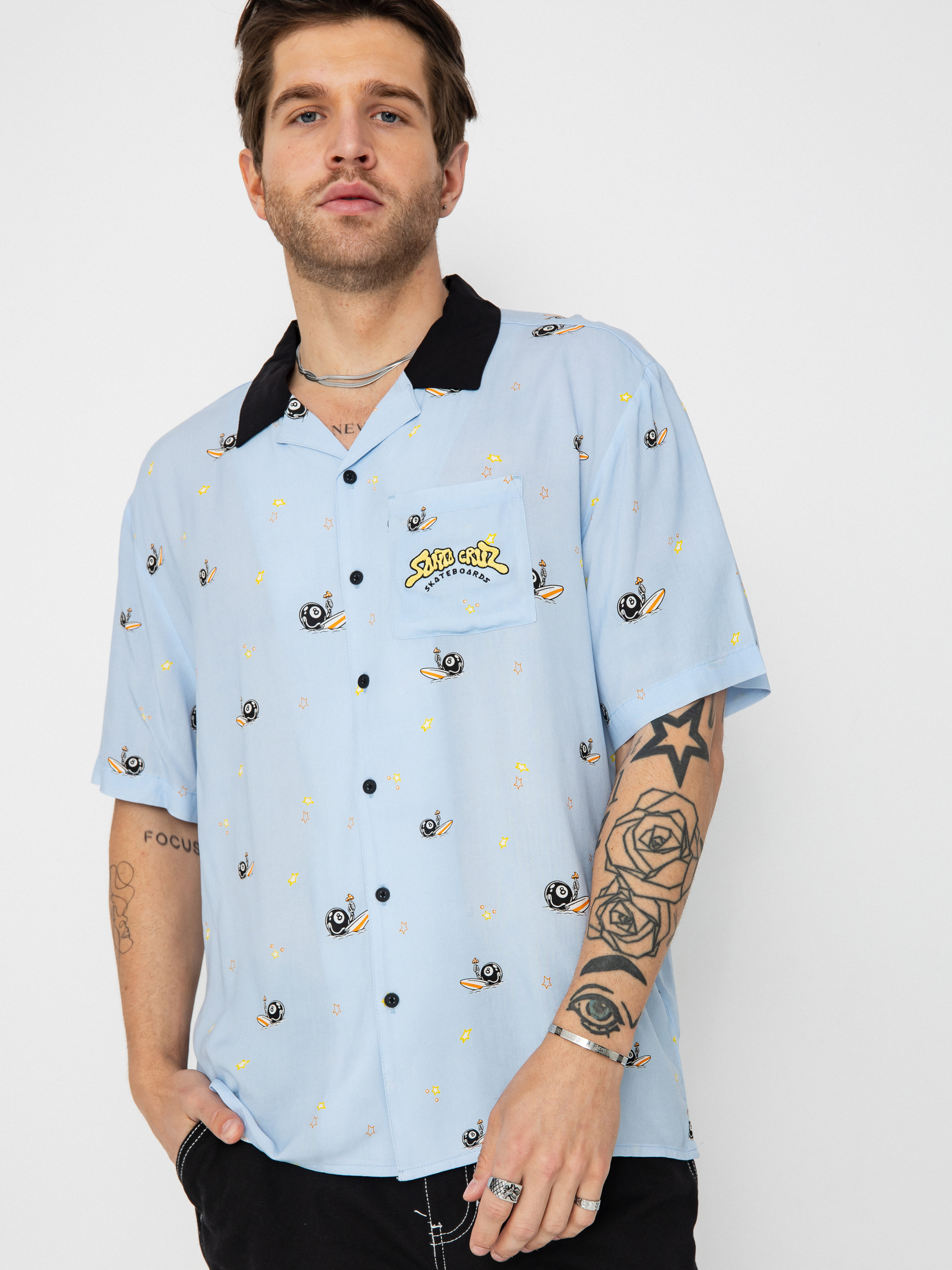 Santa Cruz Winkowski Surf Hemd (fresh blue)